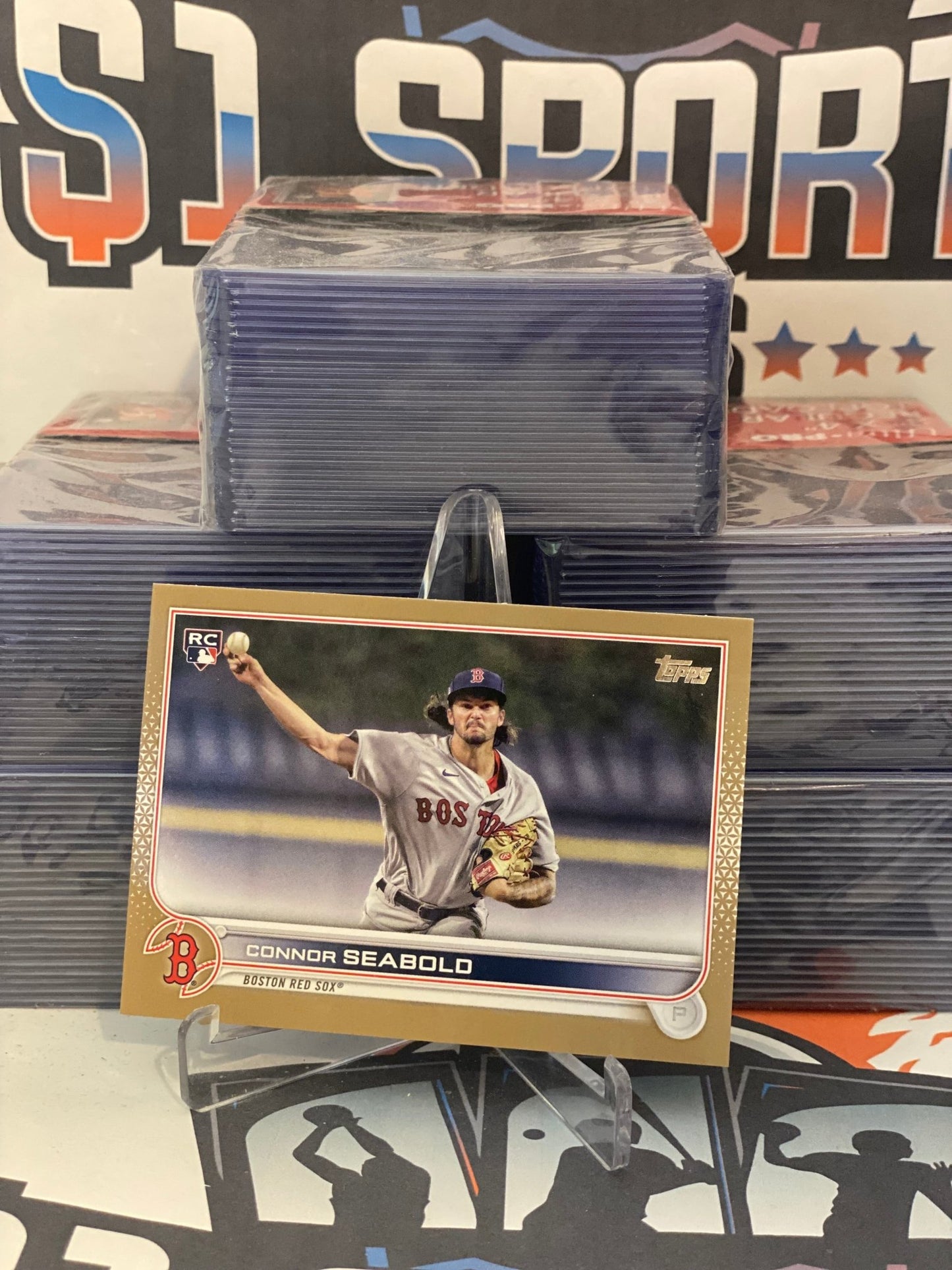 2022 Topps (Gold 2008/2022) Connor Seabold Rookie #524