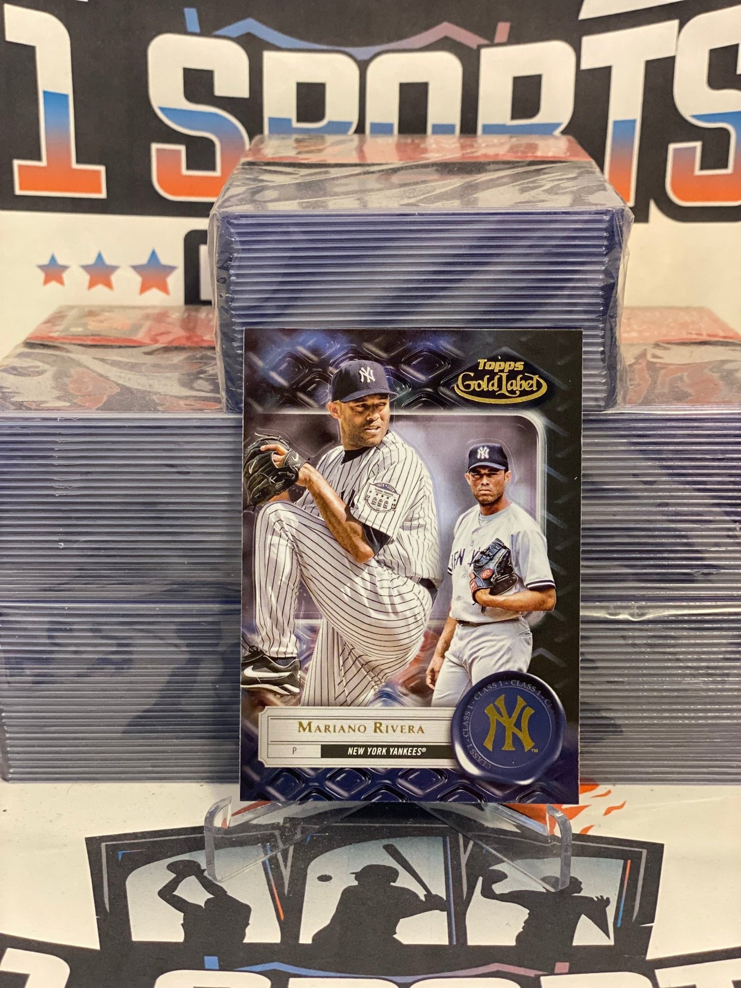2022 Topps Gold Label (Class 1) Mariano Rivera #1