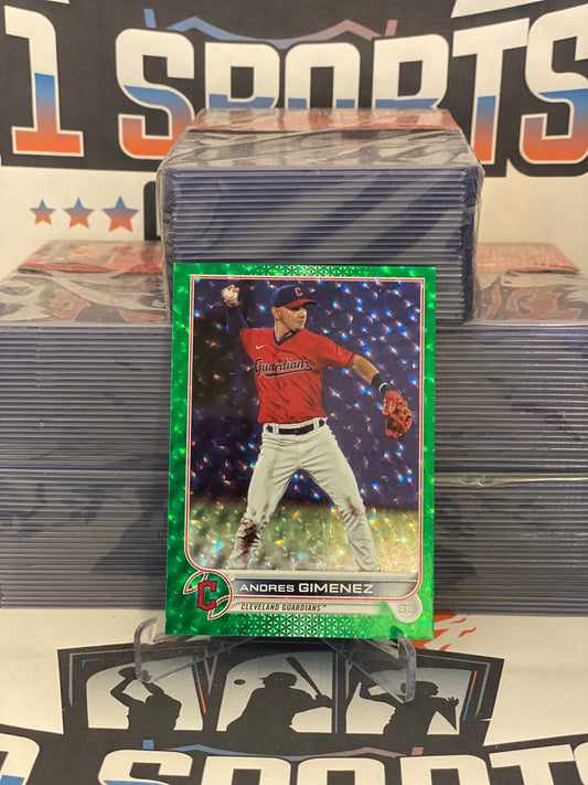 2022 Topps (Green Foil 375/499) Andres Gimenez #504