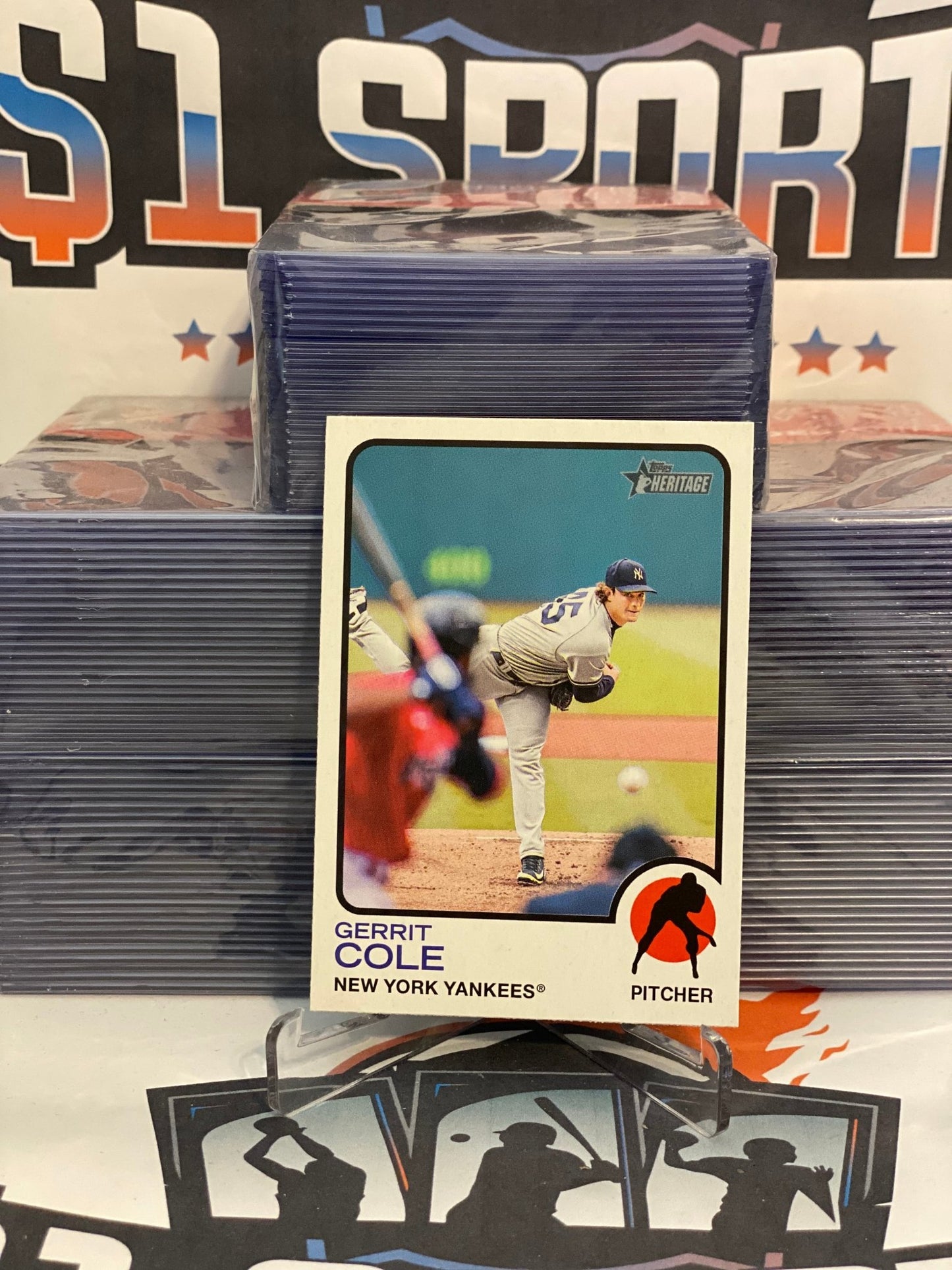 2022 Topps Heritage Gerrit Cole #166
