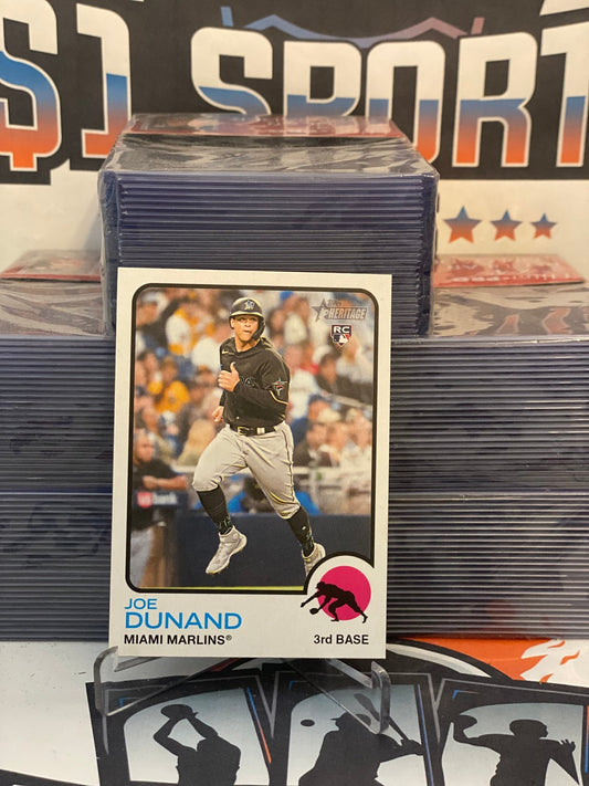 2022 Topps Heritage Joe Dunand Rookie #512