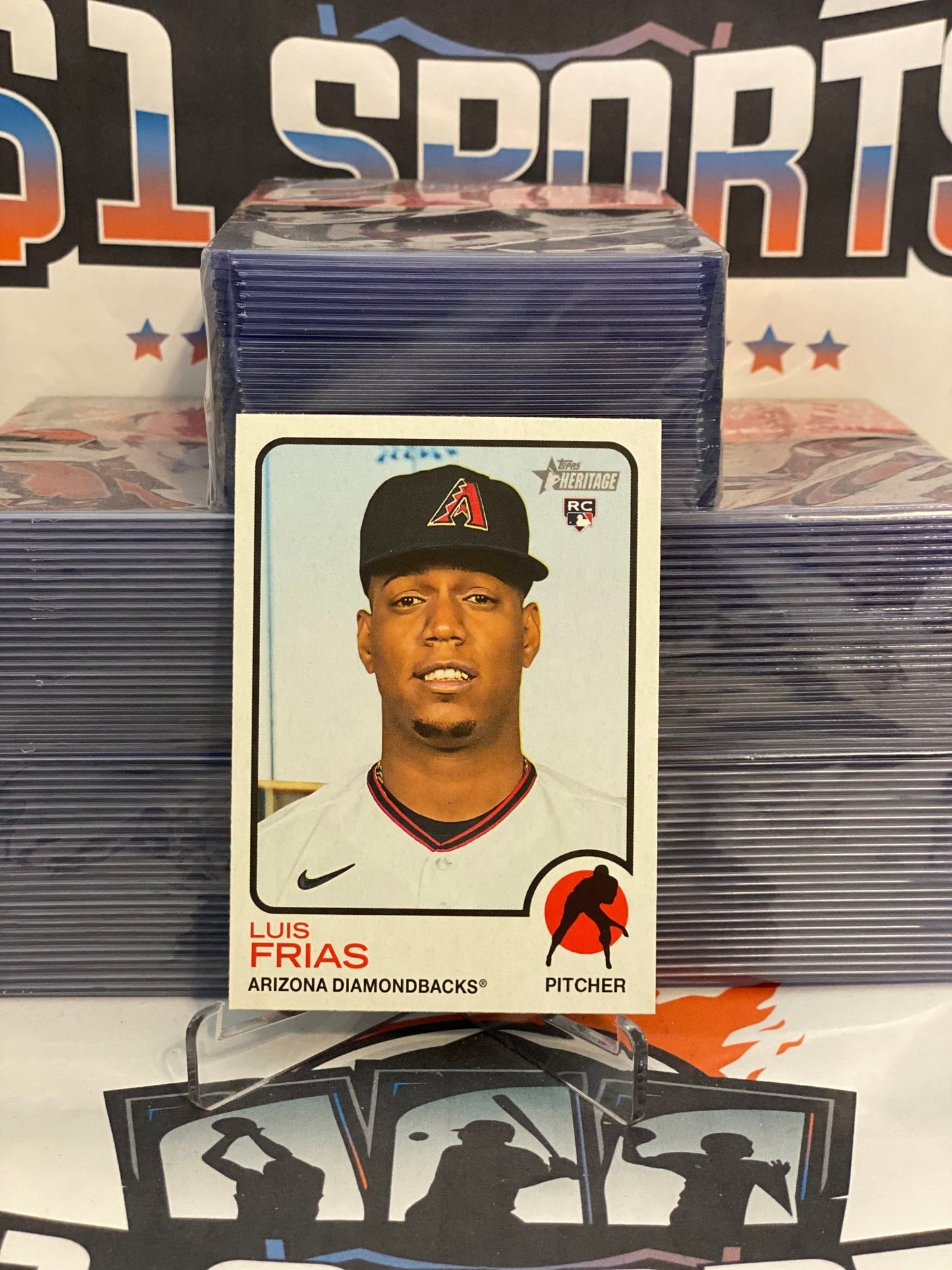 2022 Topps Heritage Luis Frias Rookie #175