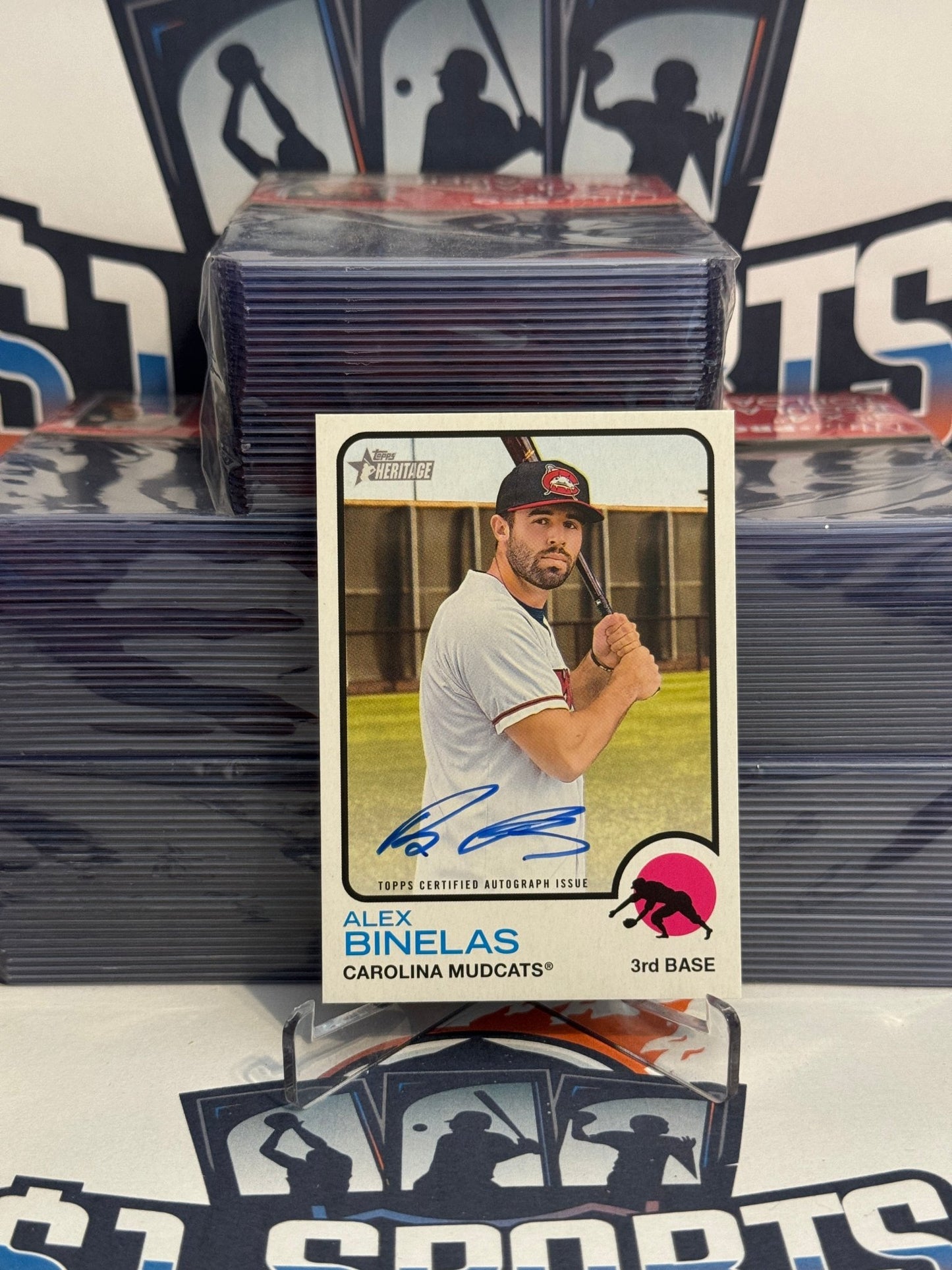 2022 Topps Heritage Minors (Auto) Alex Binelas #ROA-AB