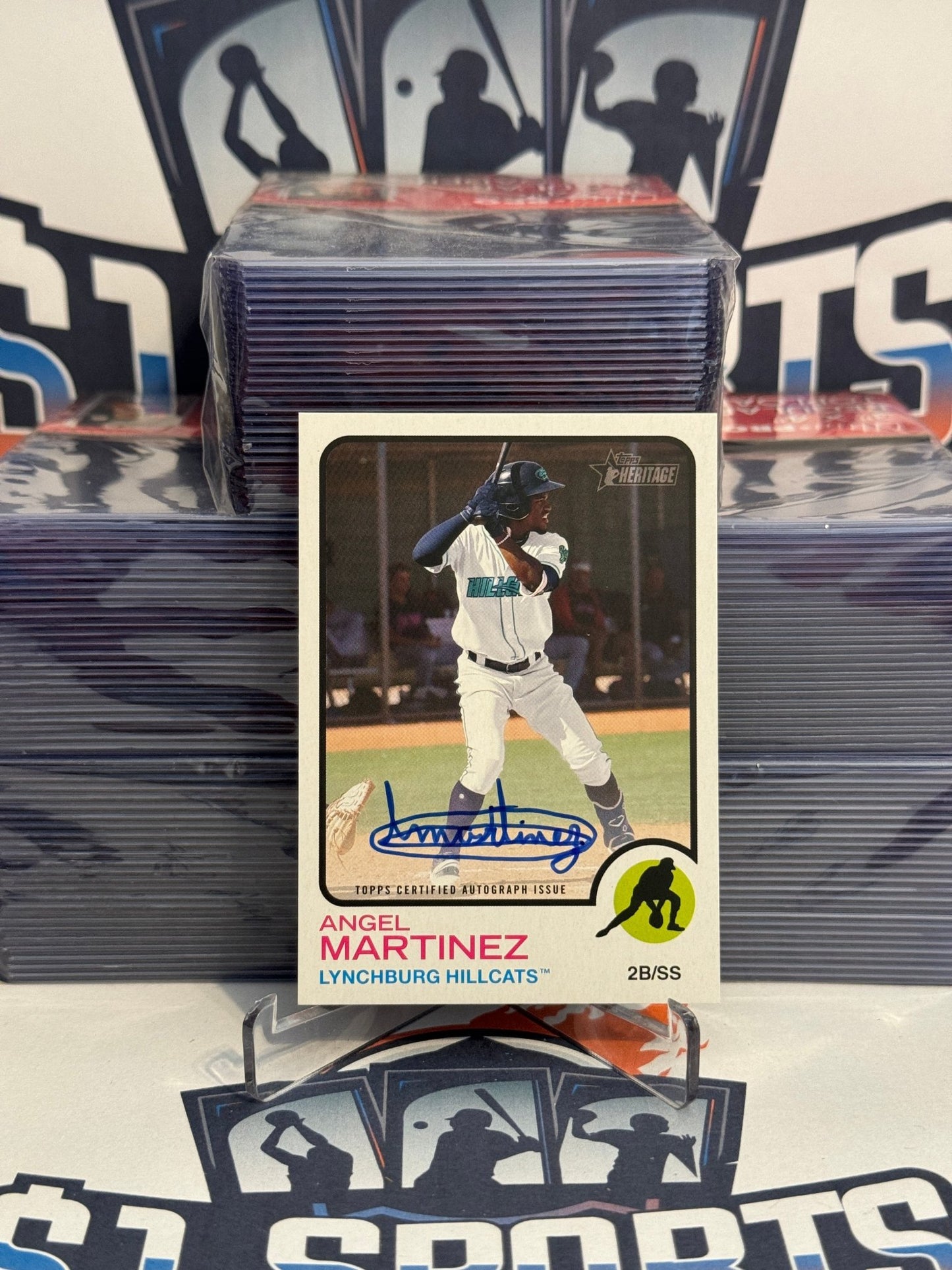 2022 Topps Heritage Minors (Auto) Angel Martinez #ROA-MA