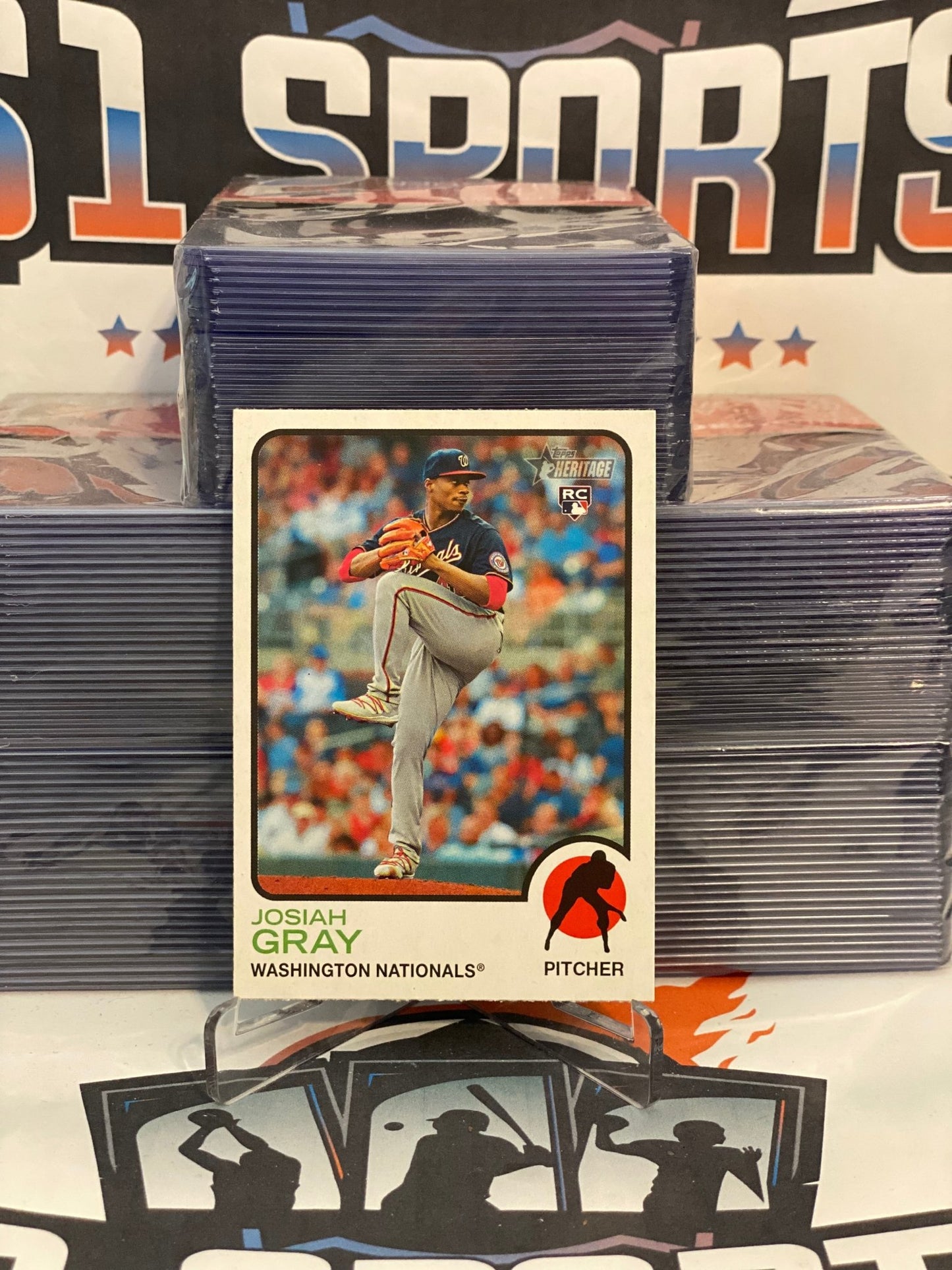 2022 Topps Josiah Gray Rookie #125