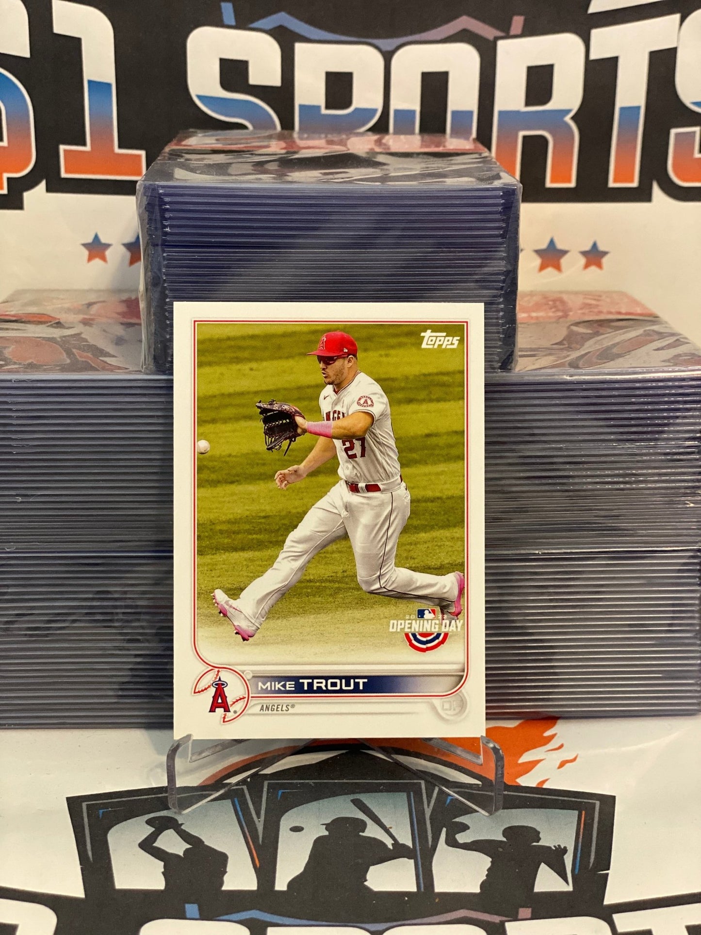 2022 Topps Opening Day Mike Trout #27
