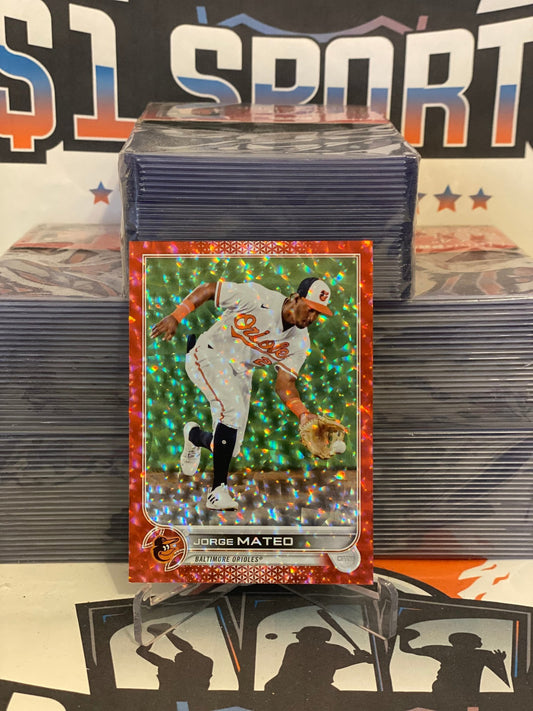 2022 Topps (Red Foilboard 195/199) Jorge Mateo #89