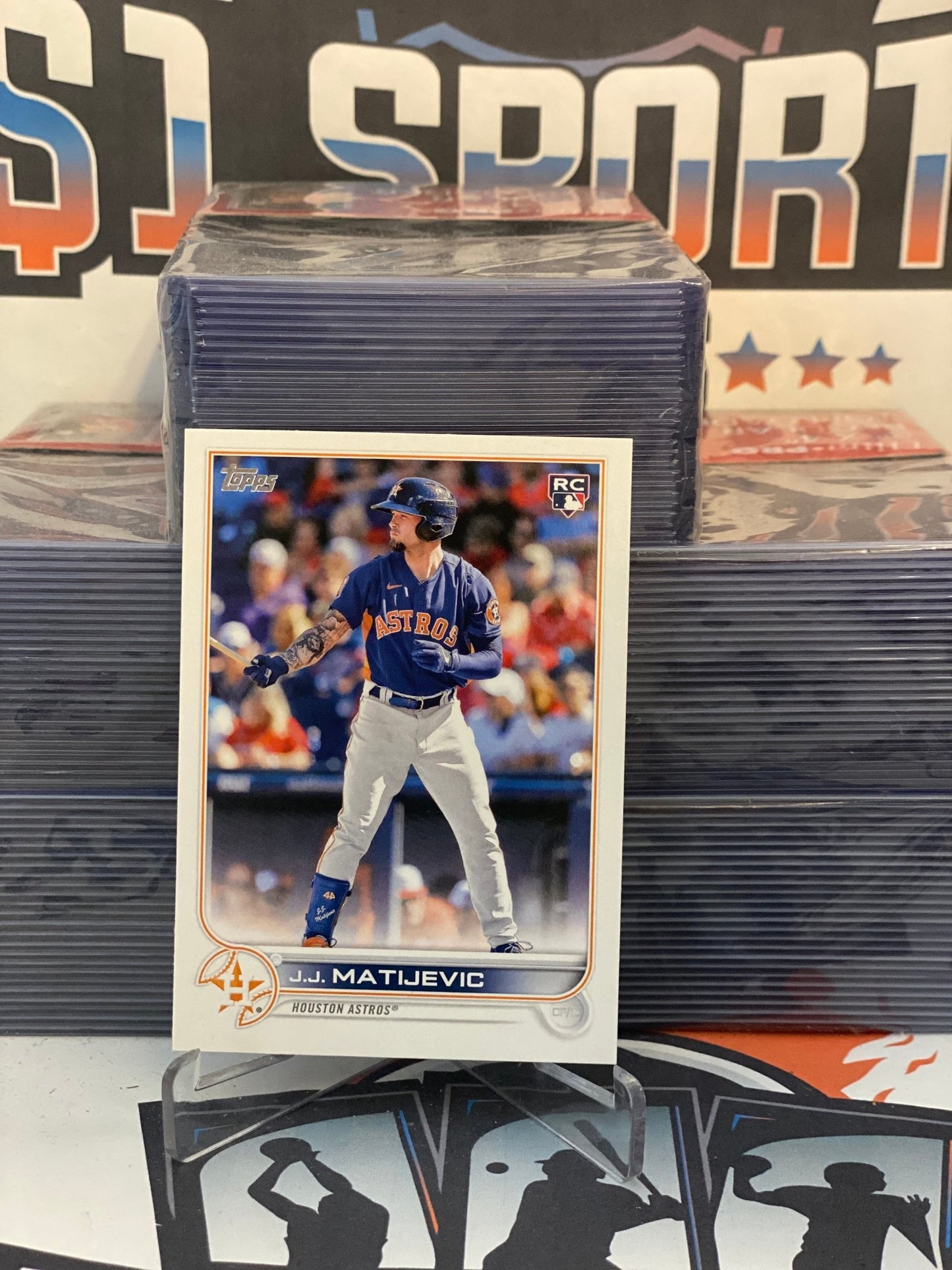 2022 Topps Update J.J. Matijevic Rookie #US297