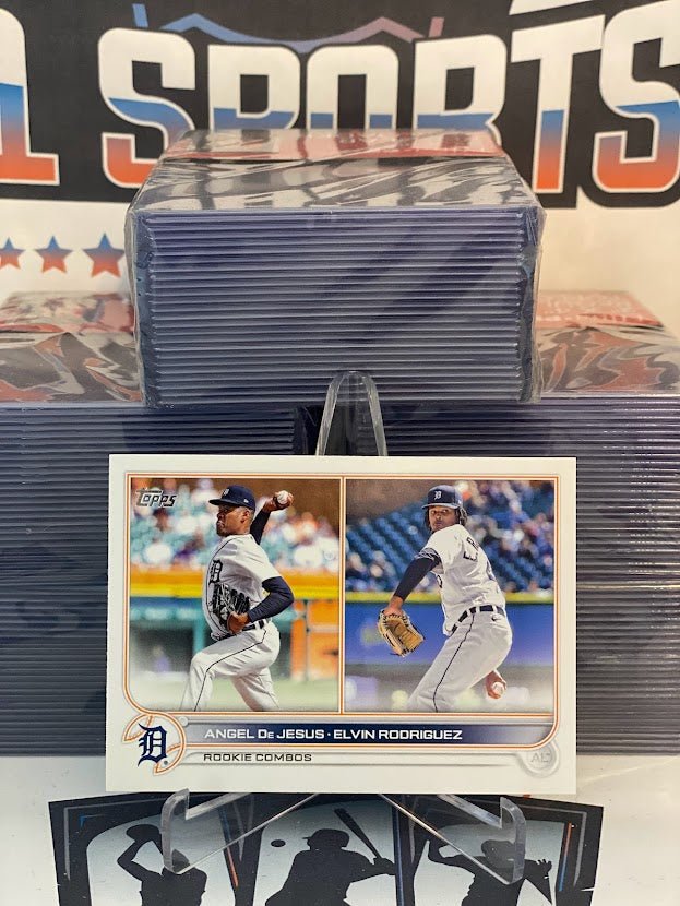 2022 Topps Update (Rookie Combos) Angel De Jesus & Elvin Rodriguez #US162