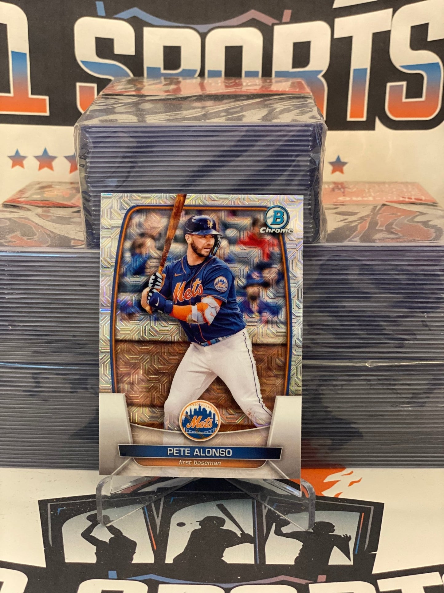 2023 Bowman Chrome (Mega Refractor) Pete Alonso #78