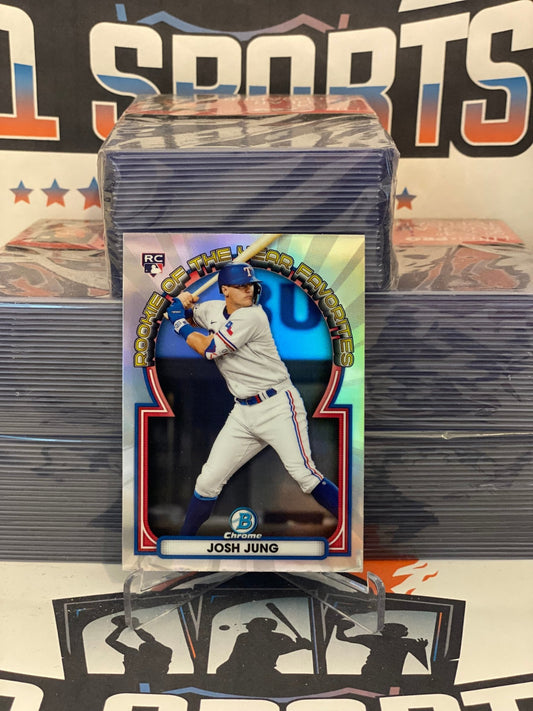 2023 Bowman Chrome (Rookie of the Year Favorites) Josh Jung Rookie #ROYF-9