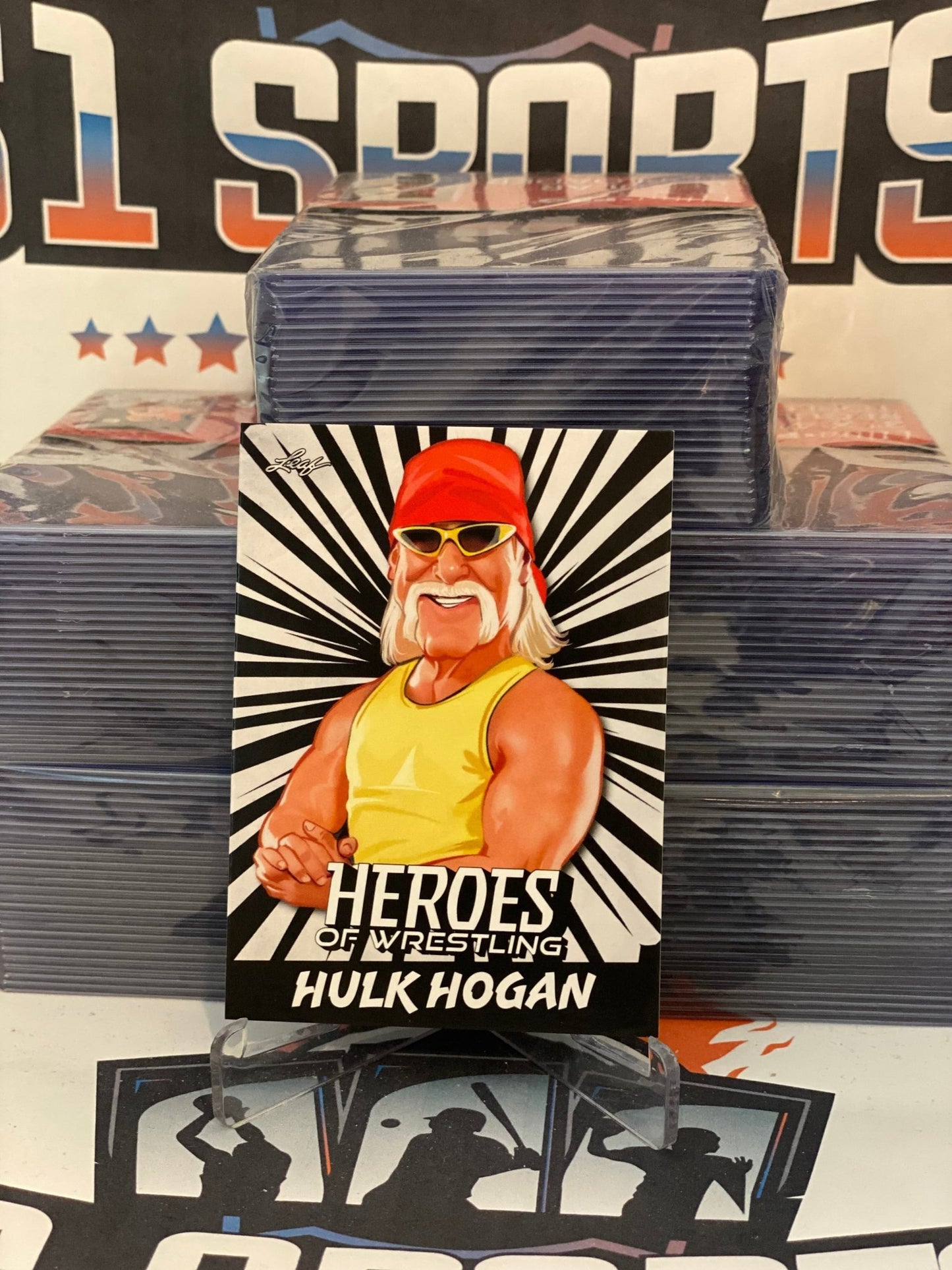 2023 Leaf Heroes of Wrestling Hulk Hogan #B-4