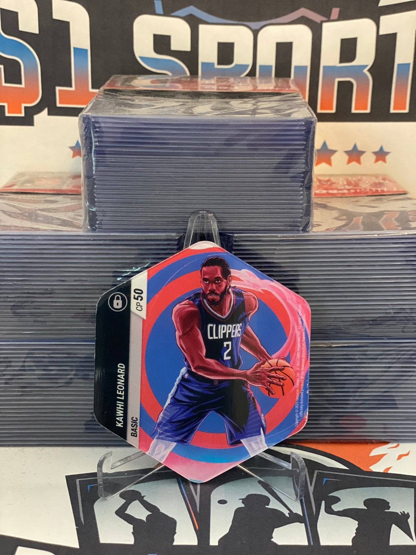 2023 NBA Flex (Hexagon Game Piece) Kawhi Leonard #NNO