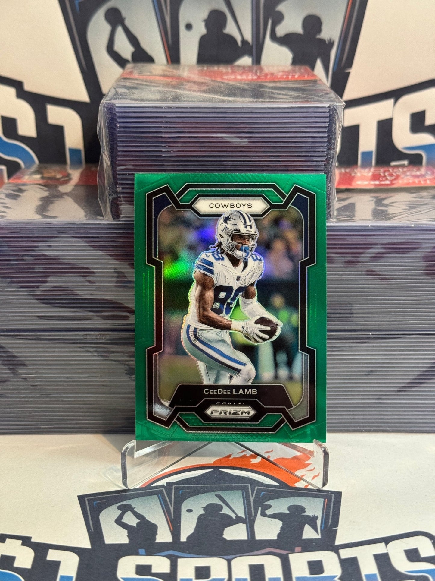 2023 Panini Prizm (Green Prizm) CeeDee Lamb #72