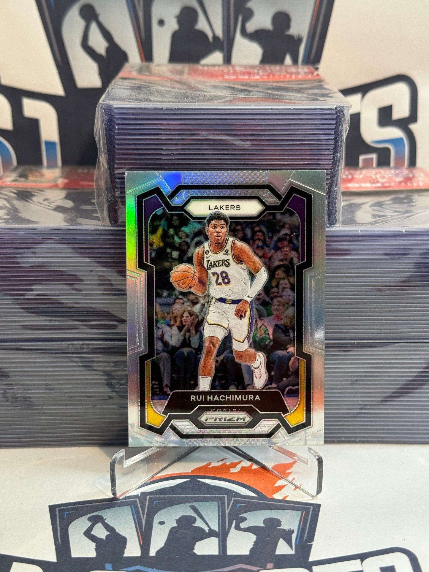 2023 Panini Prizm (Silver Prizm) Rui Hachimura #42