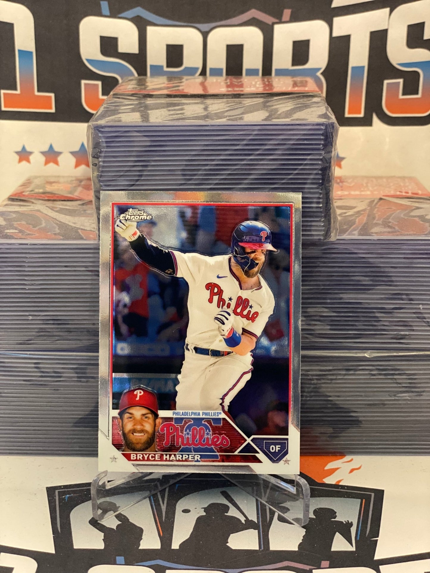 2023 Topps Chrome Bryce Harper #3