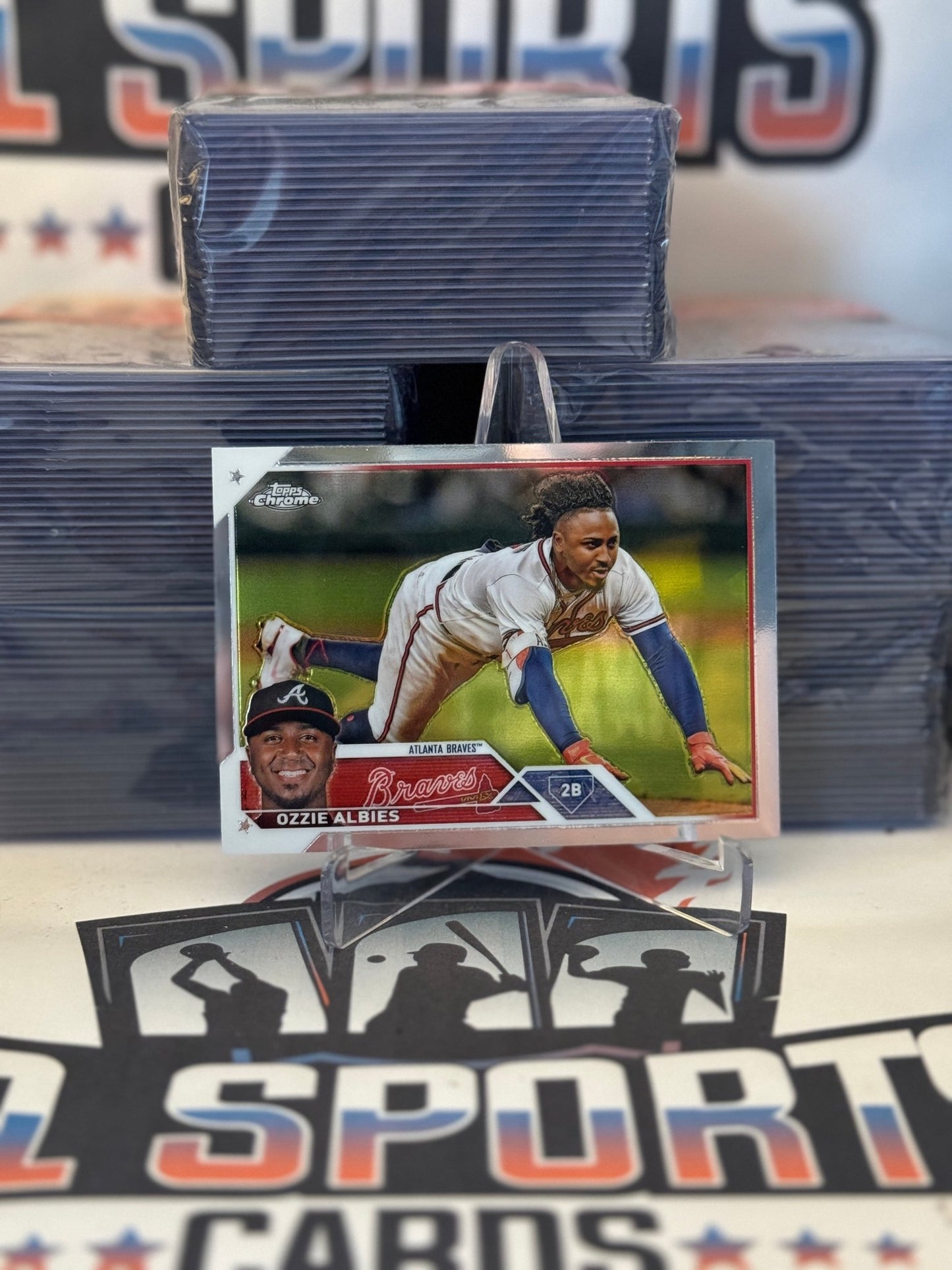 2023 Topps Chrome Ozzie Albies #196