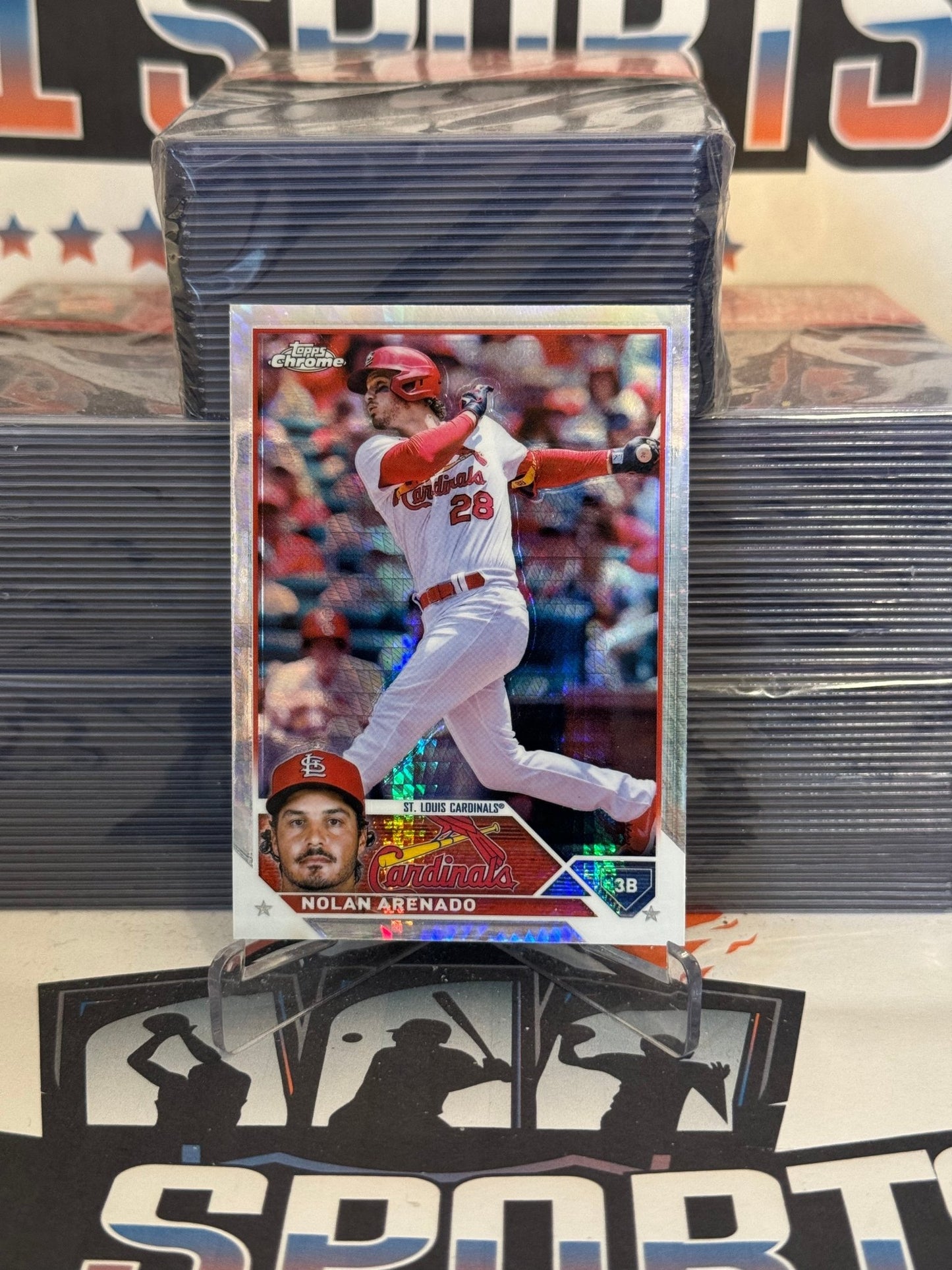 2023 Topps Chrome (Prism Refractor) Nolan Arenado #115