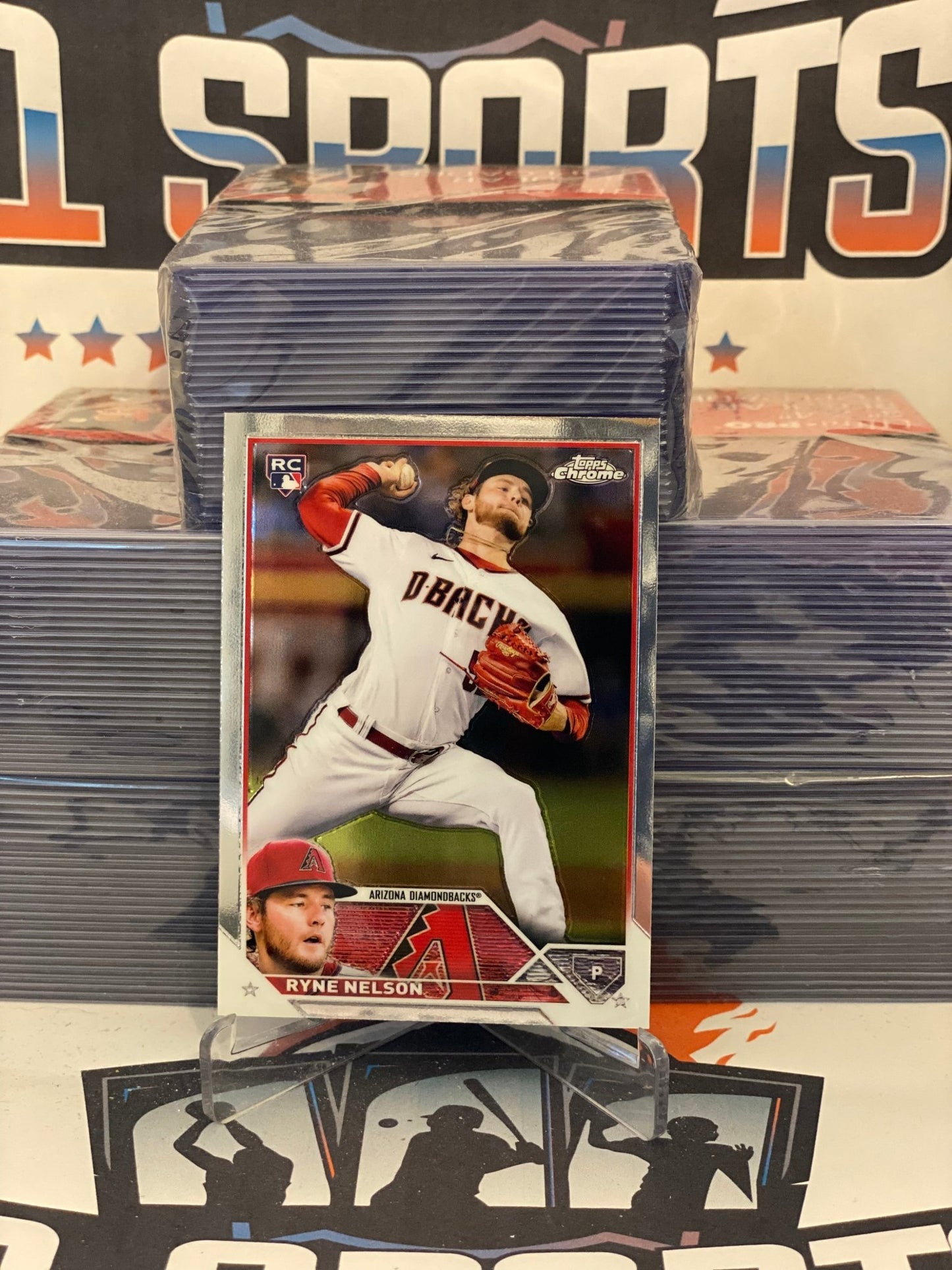 2023 Topps Chrome Ryne Nelson Rookie #193