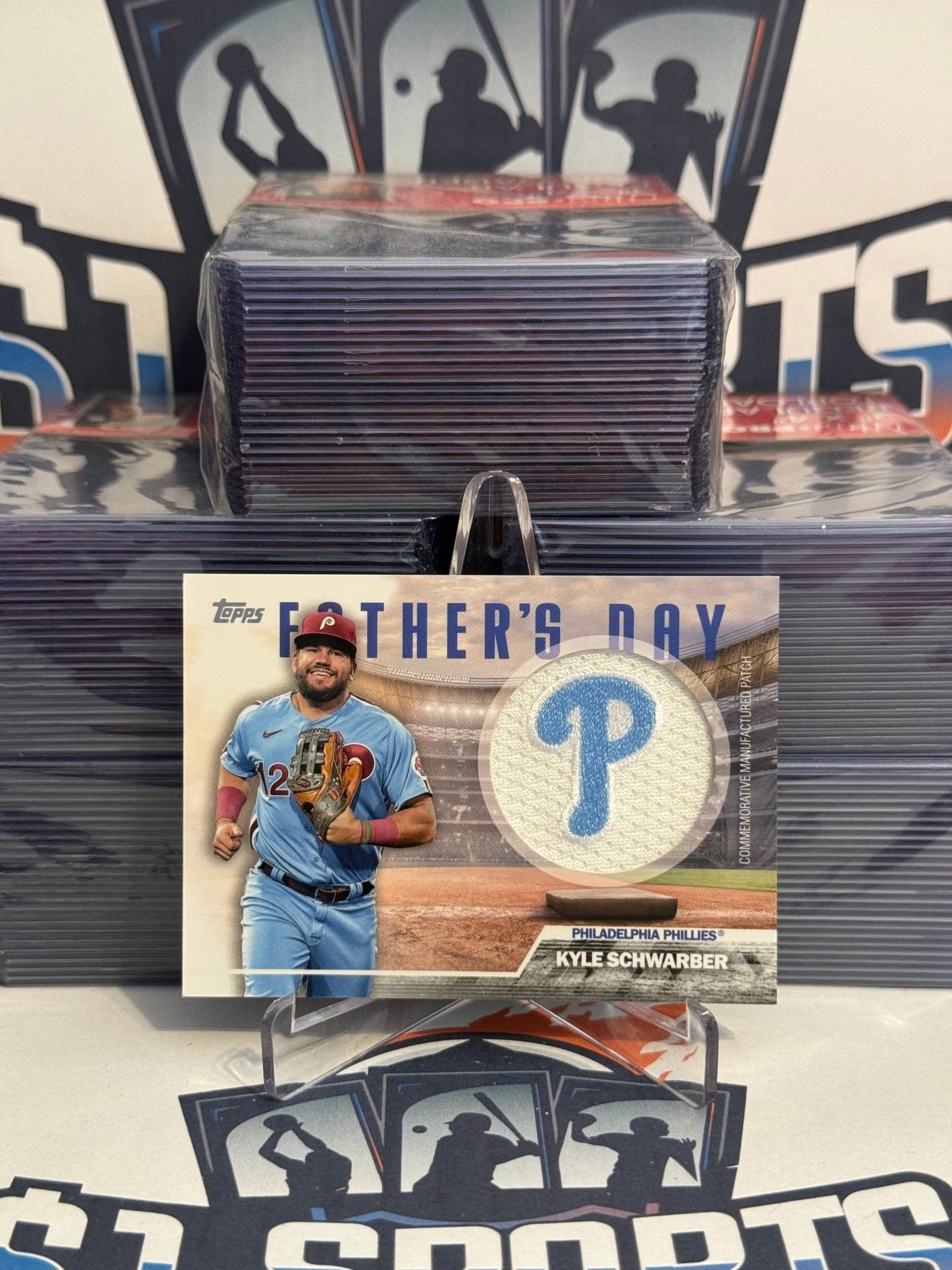 2023 Topps (Father's Day Team Patch Relic) Kyle Schwarber #FD-KS