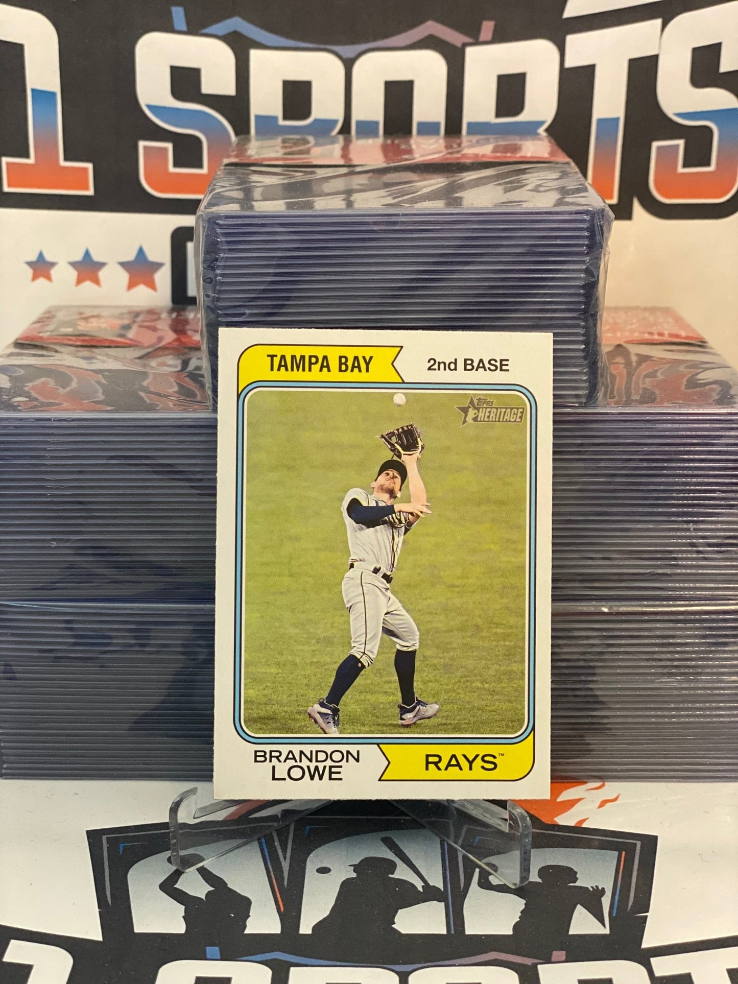 2023 Topps Heritage Brandon Lowe #253
