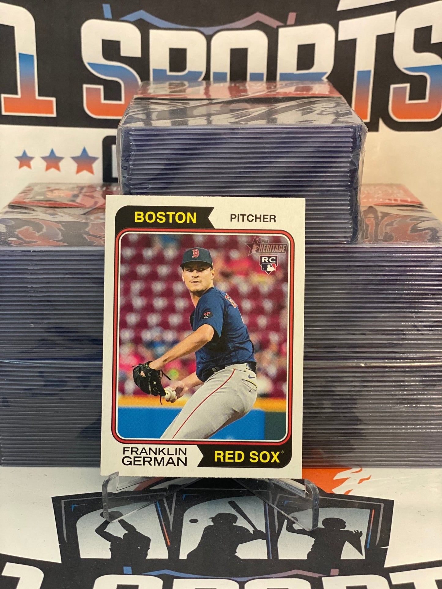 2023 Topps Heritage Franklin German Rookie #77