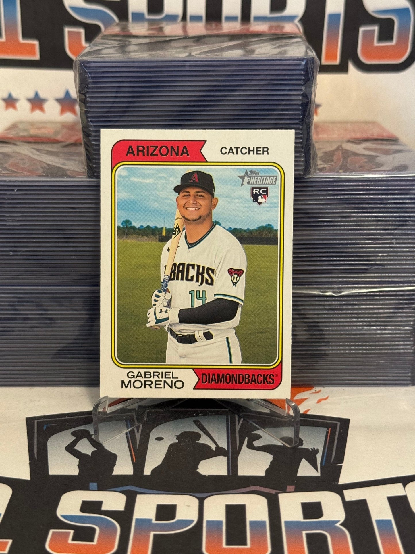 2023 Topps Heritage Gabriel Moreno Rookie #355