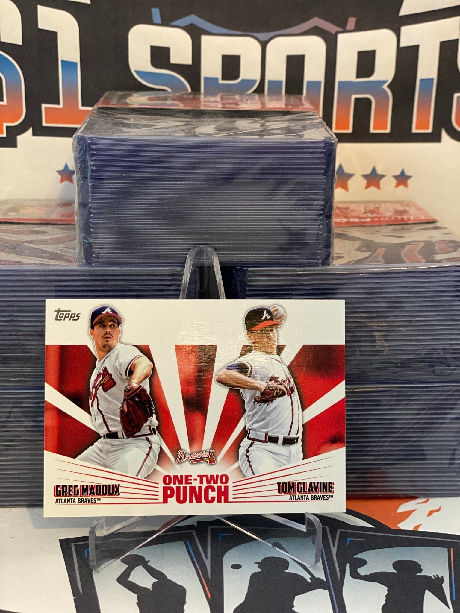 2023 Topps (One-Two Punch) Greg Maddux & Tom Glavine #12P-1 – $1 Sports  Cards