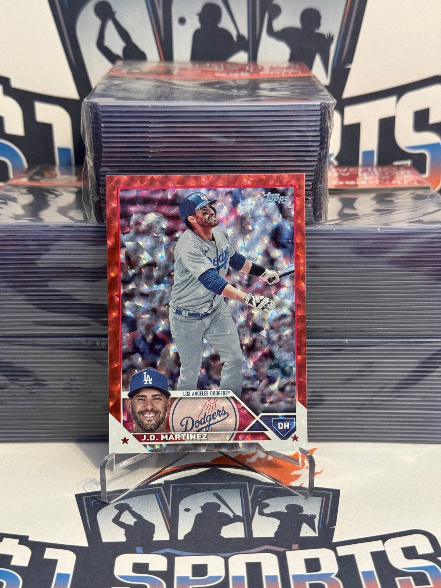 2023 Topps (Red Foil 100/199) J.D. Martinez #544