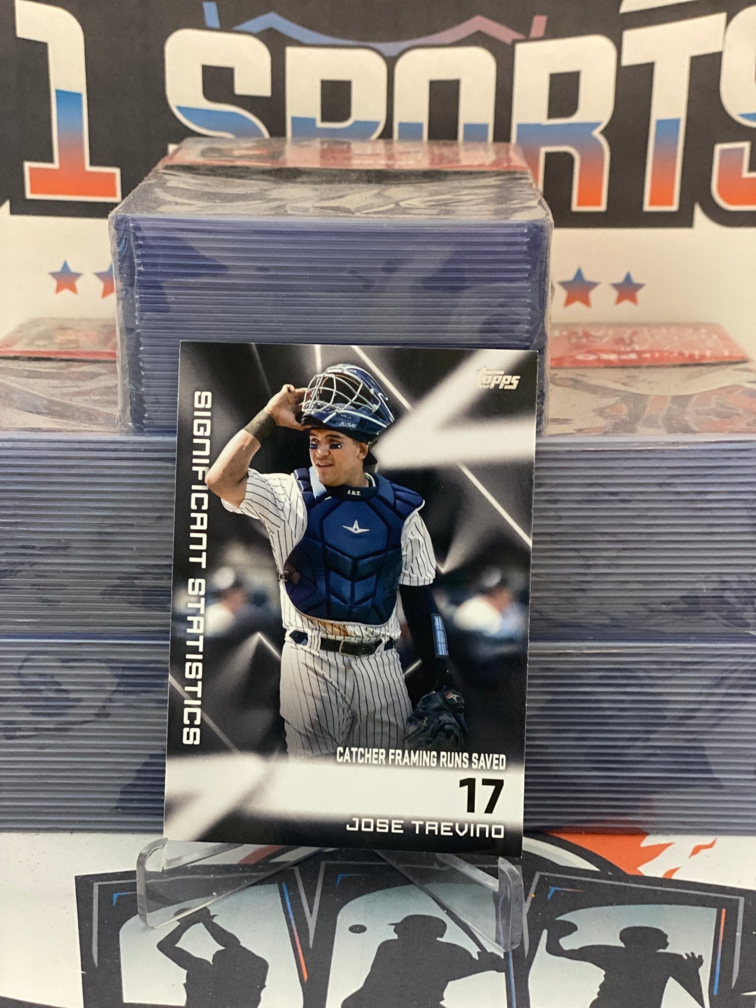 2023 Topps (Significant Statistics) Jose Trevino #SS-18 – $1