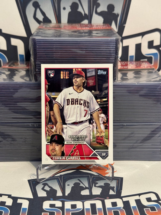 2023 Topps Update (MLB Debut) Corbin Carroll Rookie #US244