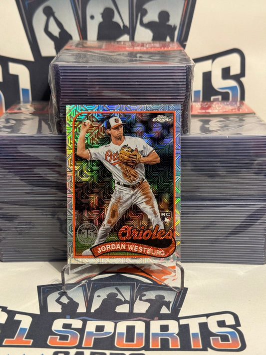 2024 Topps (Hobby Refractor; 1989 Redux) Jordan Westburg Rookie #T89C-90