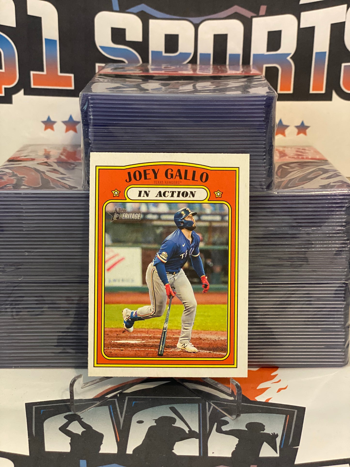 2021 Topps Heritage (In Action) Joey Gallo #180