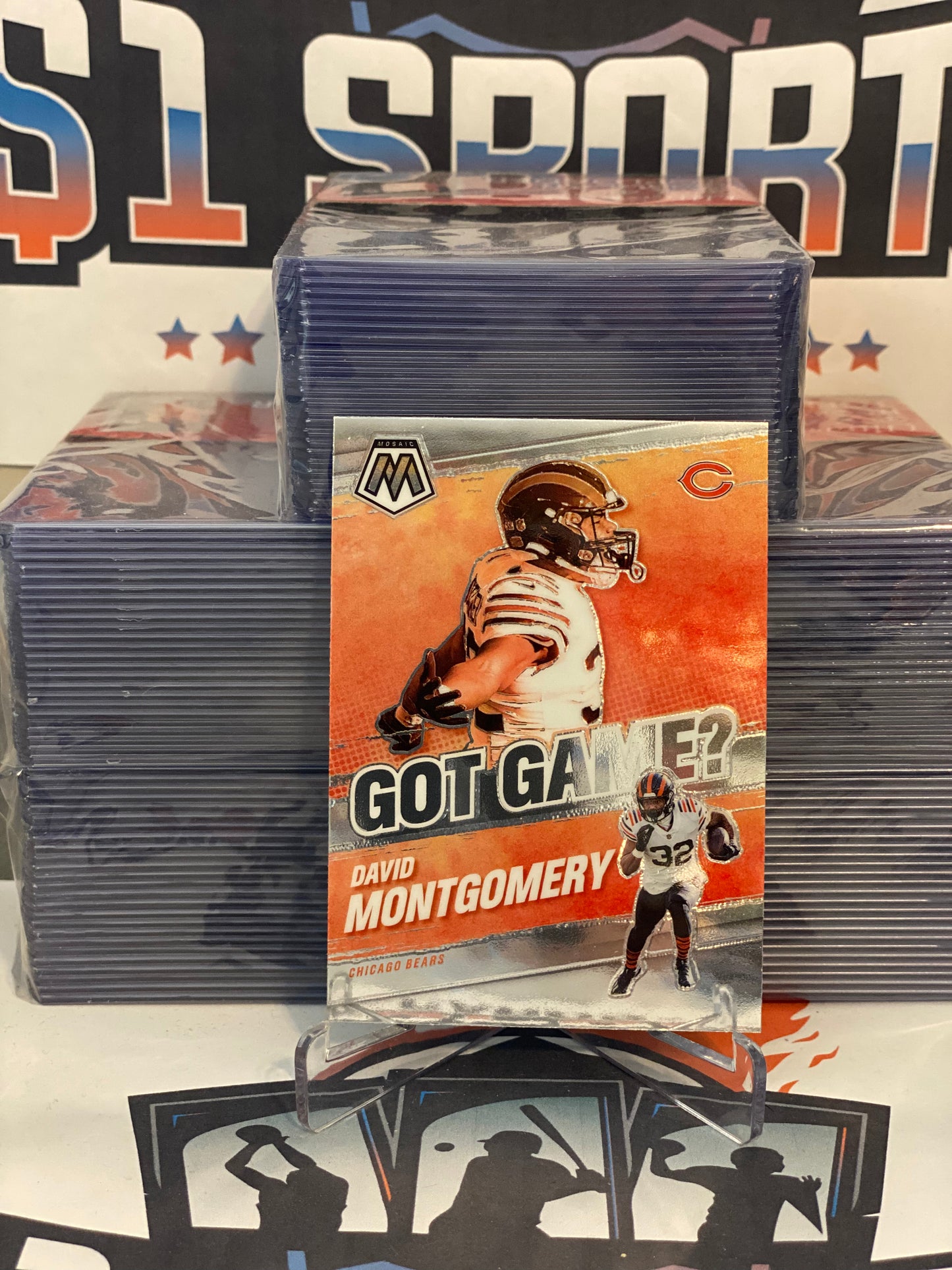 2021 Panini Mosaic (Got Game?) David Montgomery #GG-13