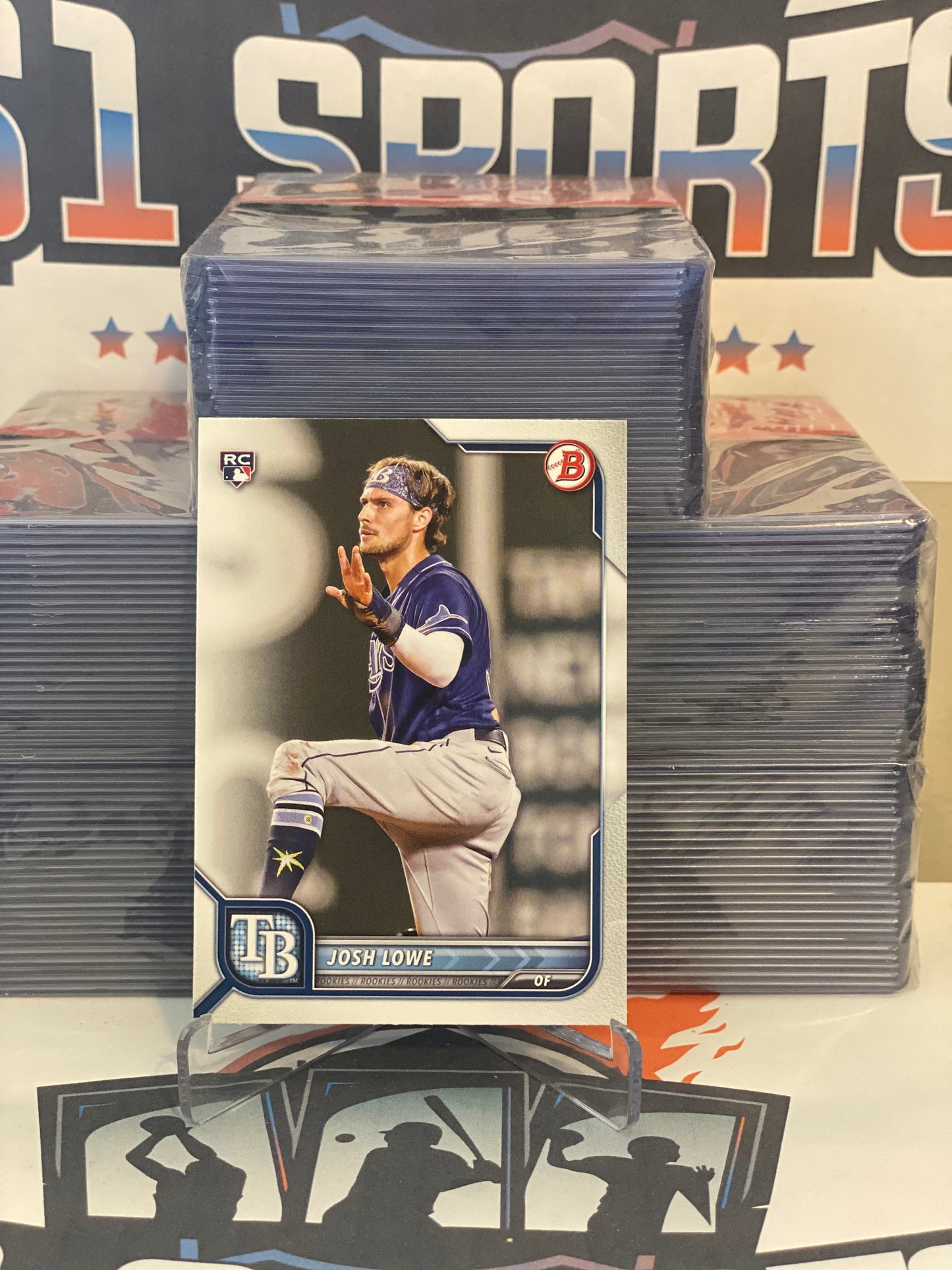 2022 Bowman Josh Lowe Rookie #33