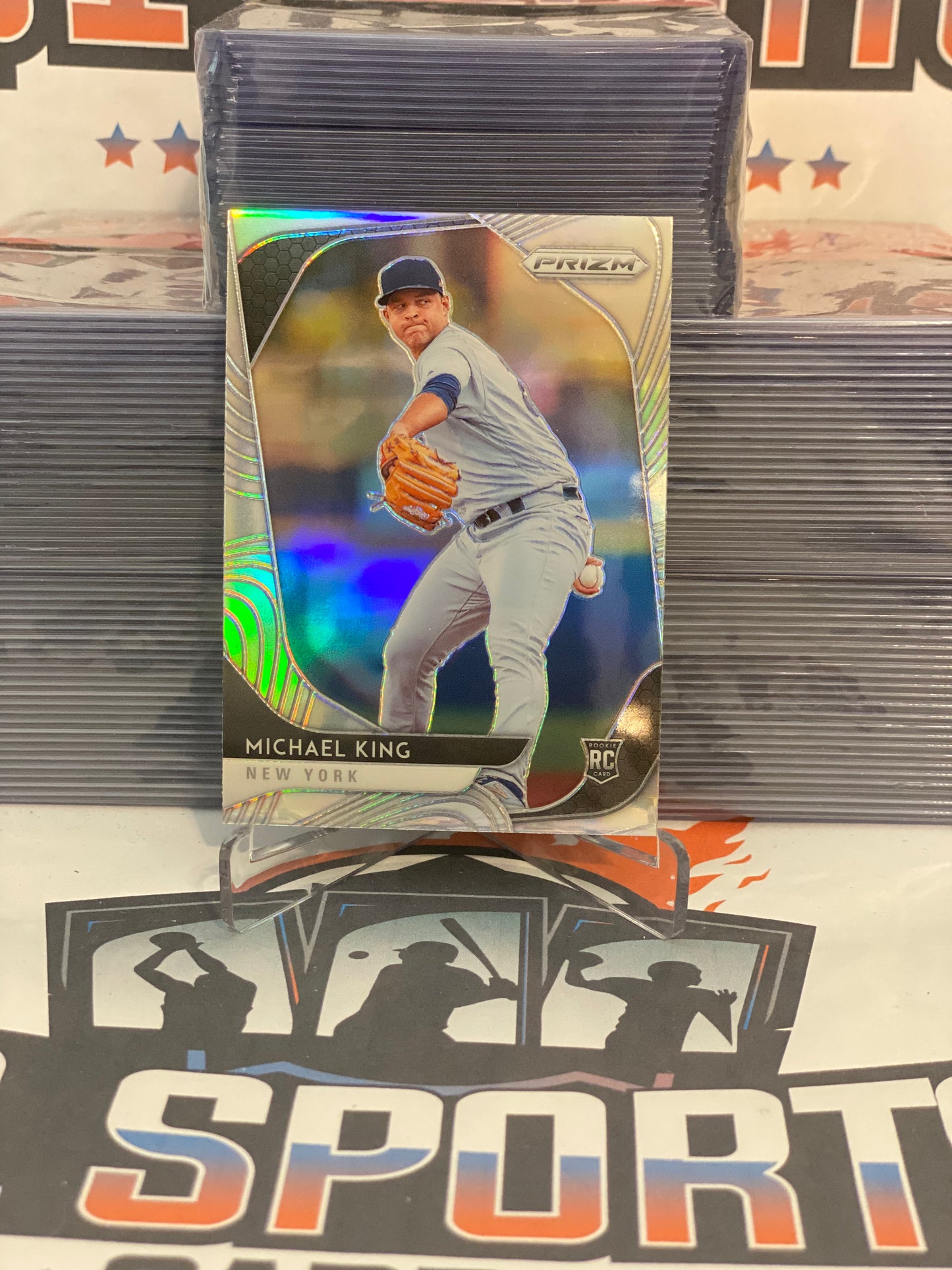 2020 Panini Prizm (Silver Prizm) Michael King Rookie #67