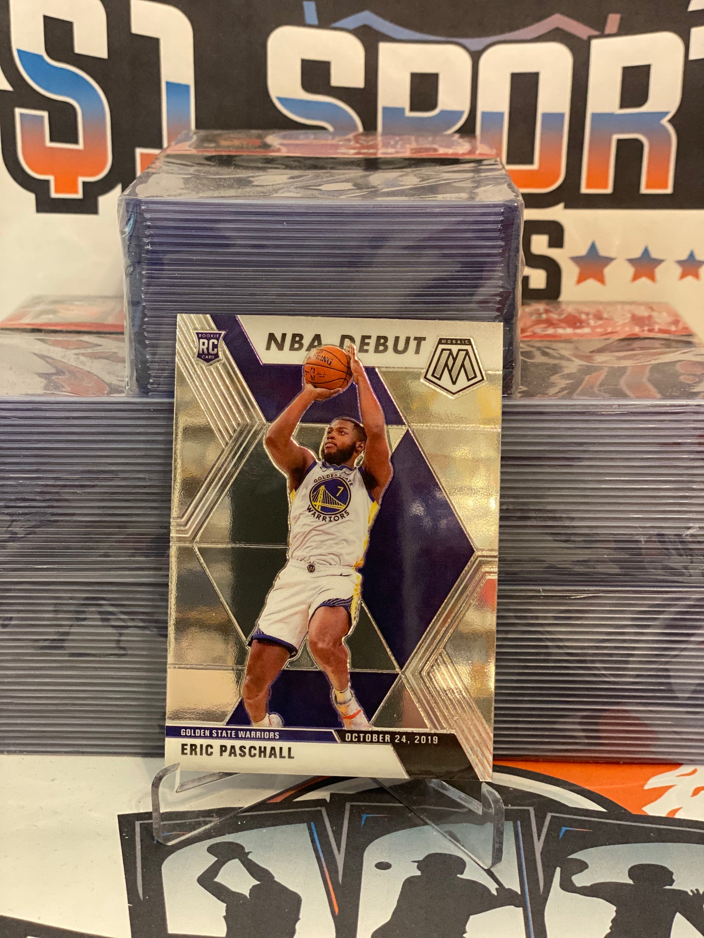 2019 Panini Mosaic (NBA Debut) Eric Paschall Rookie #272
