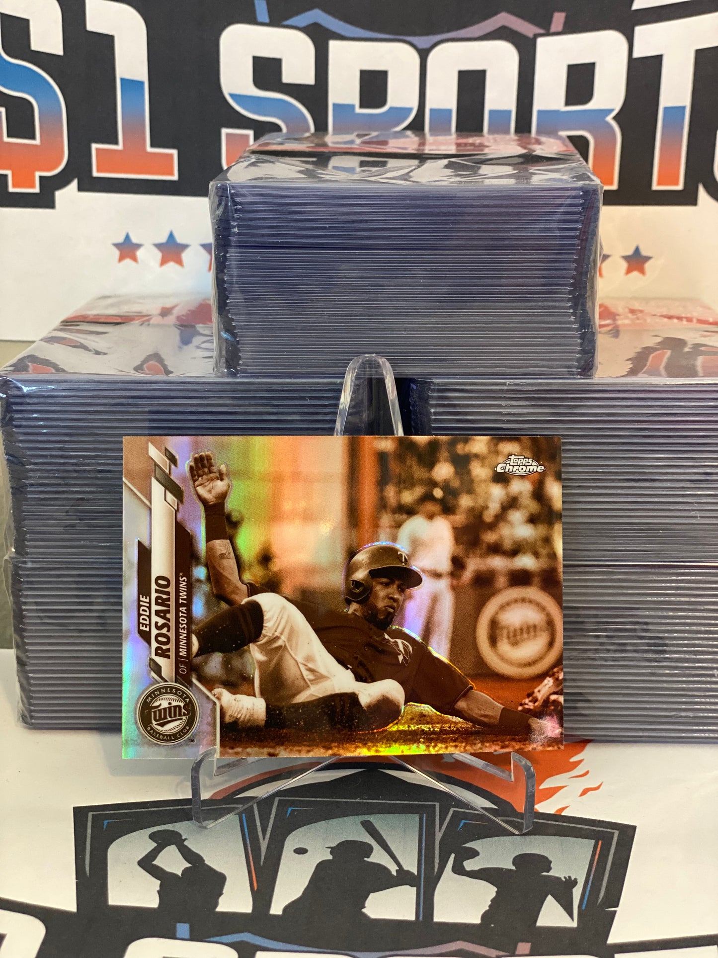 2020 Topps Chrome (Sepia Refractor) Eddie Rosario #78