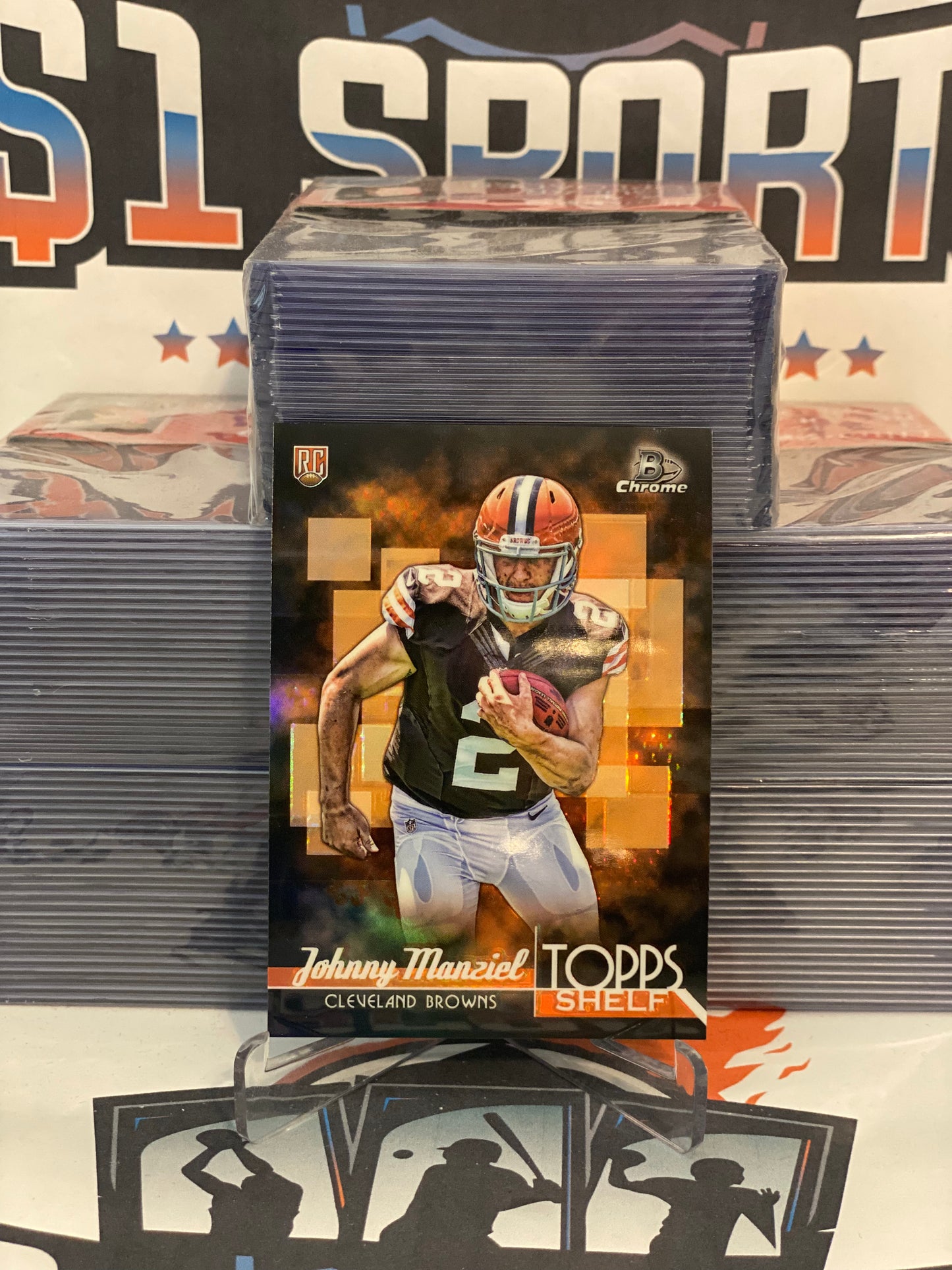 2014 Bowman Chrome (Topps Shelf) Johnny Manziel Rookie #TSR-JM