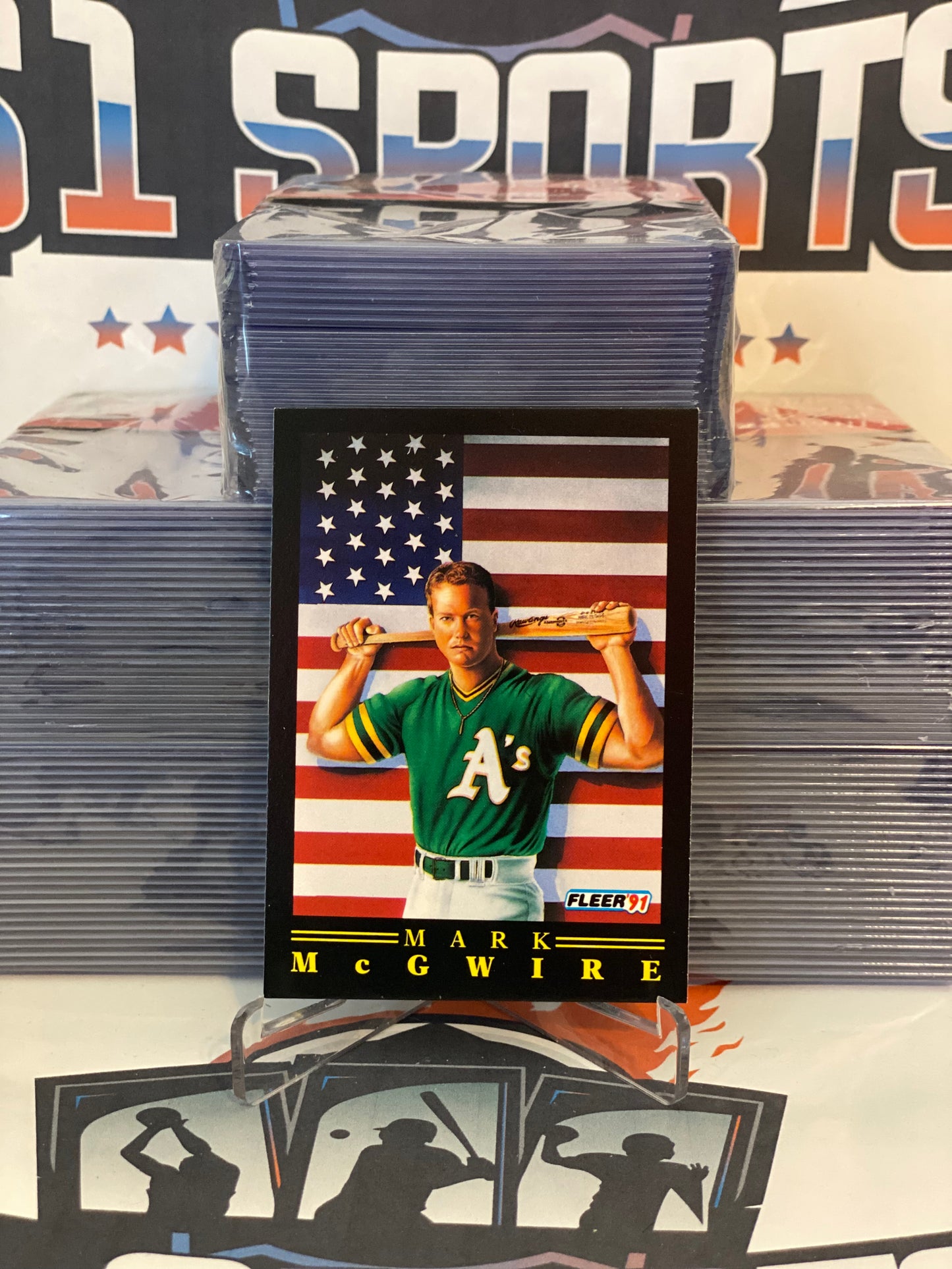 1991 Fleer (Pro-Vision) Mark McGwire #4