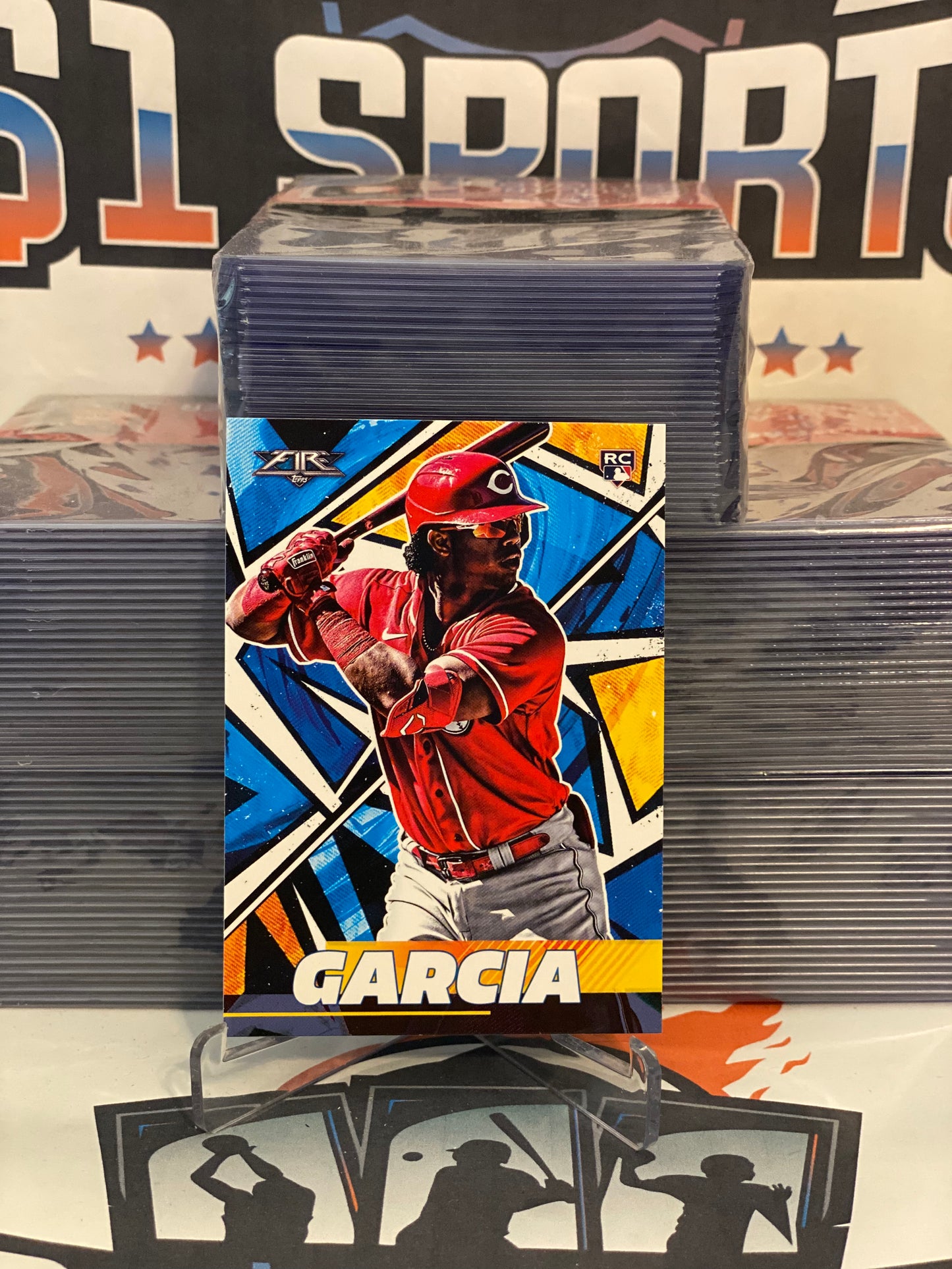 2021 Topps Fire Jose Garcia Rookie #89