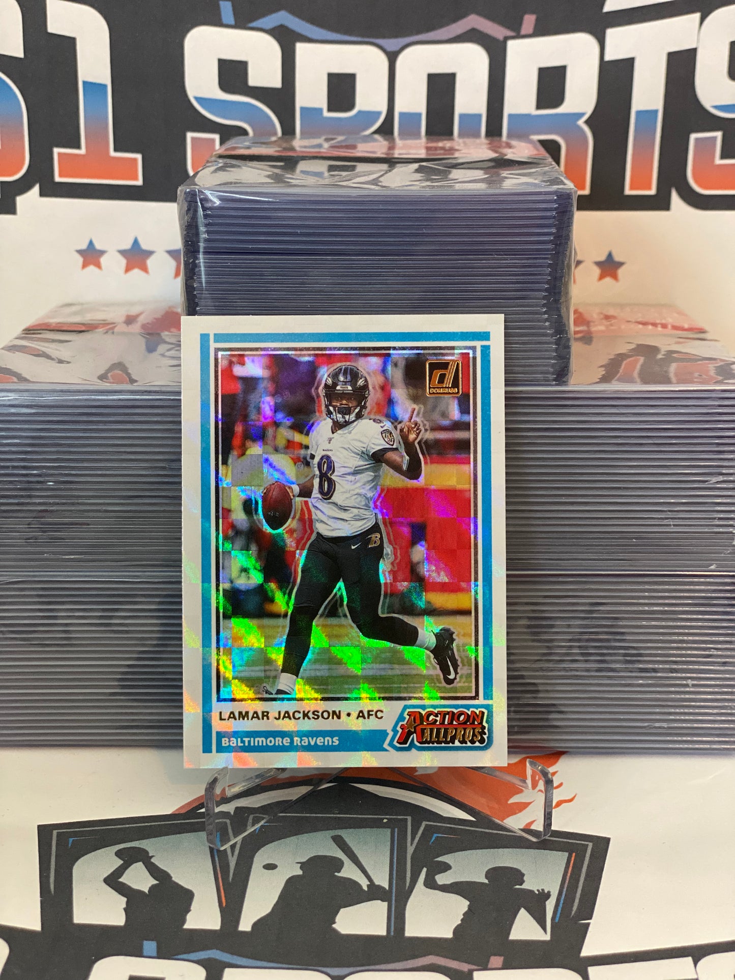 2020 Donruss (Action All Pros) Lamar Jackson #AAP-LJ