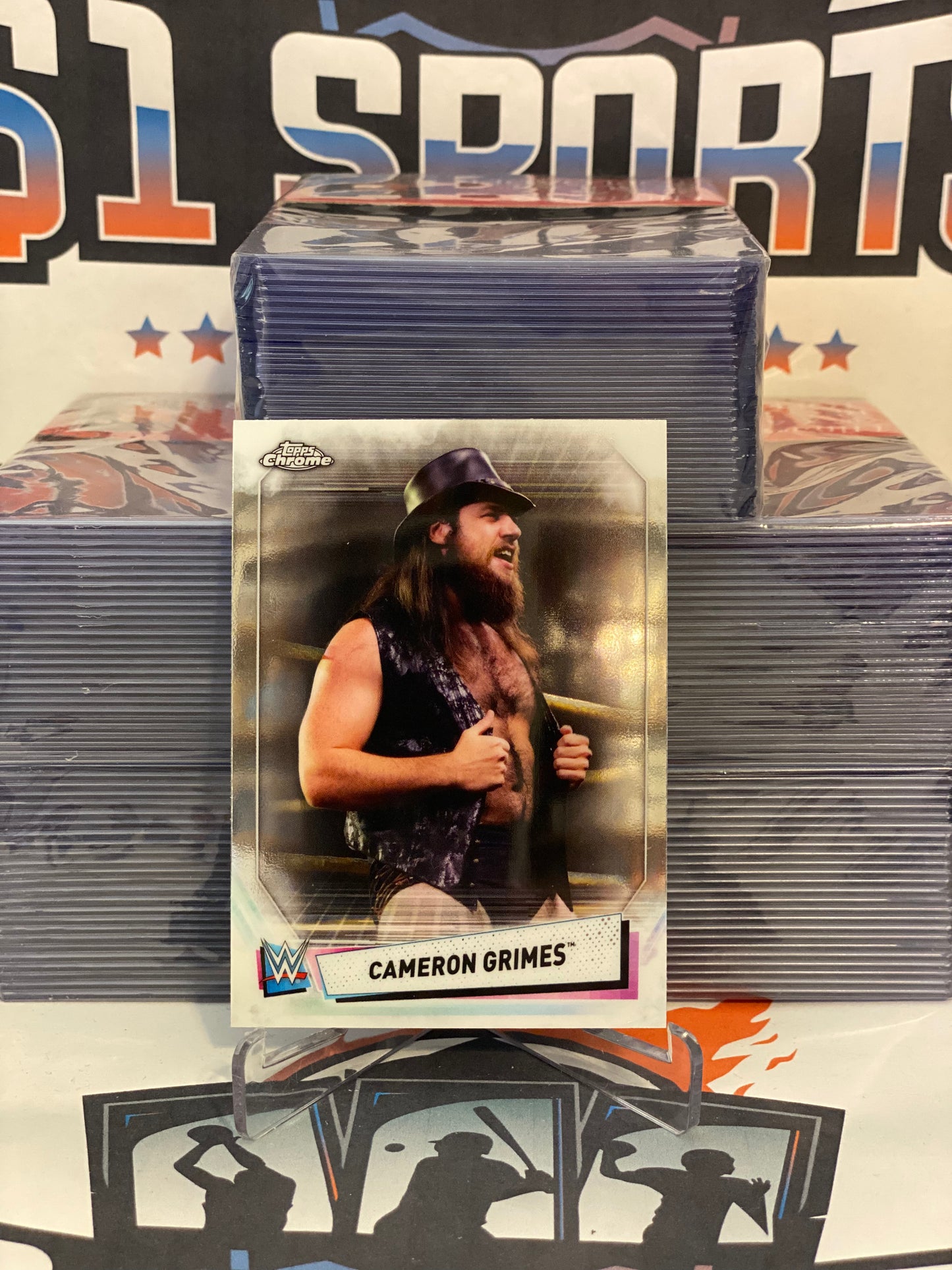 2021 Topps Chrome WWE Cameron Grimes #77