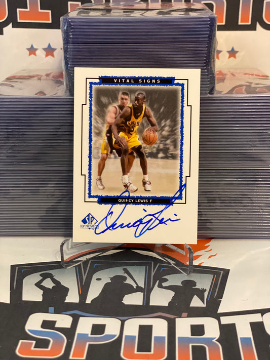 1999 Upper Deck (Vital Signs Auto) Quincy Lewis #QL