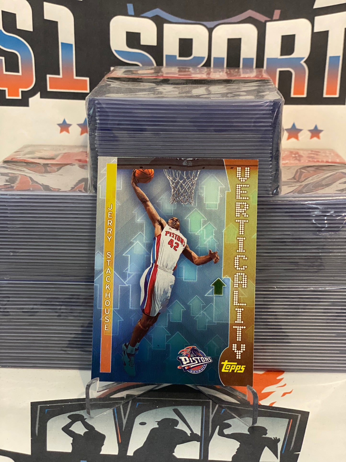 2002 Topps (Verticality) Jerry Stackhouse #V9