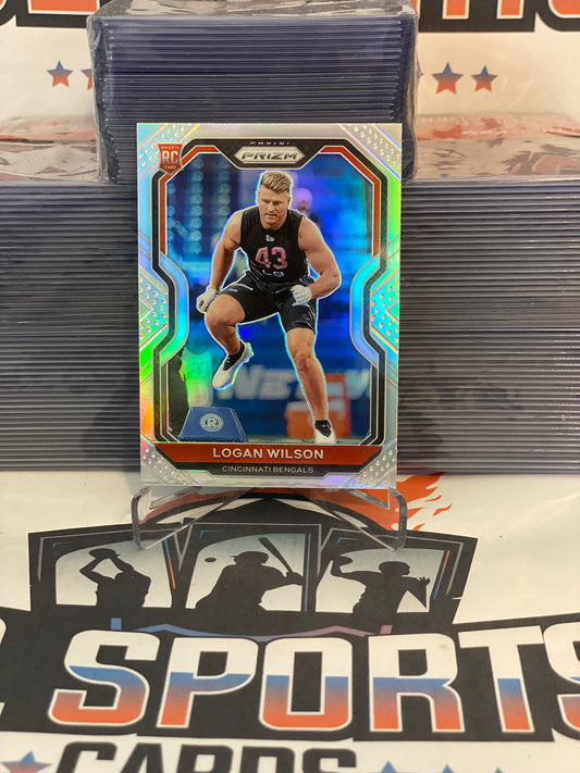 2020 Panini Prizm (Silver Prizm) Logan Wilson Rookie #309