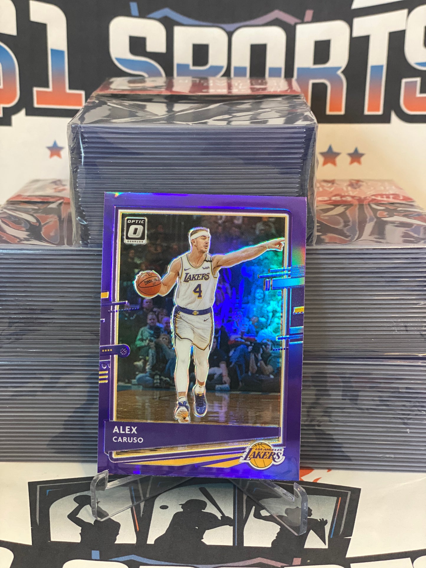 2020 Donruss Optic (Purple Prizm) Alex Caruso #98