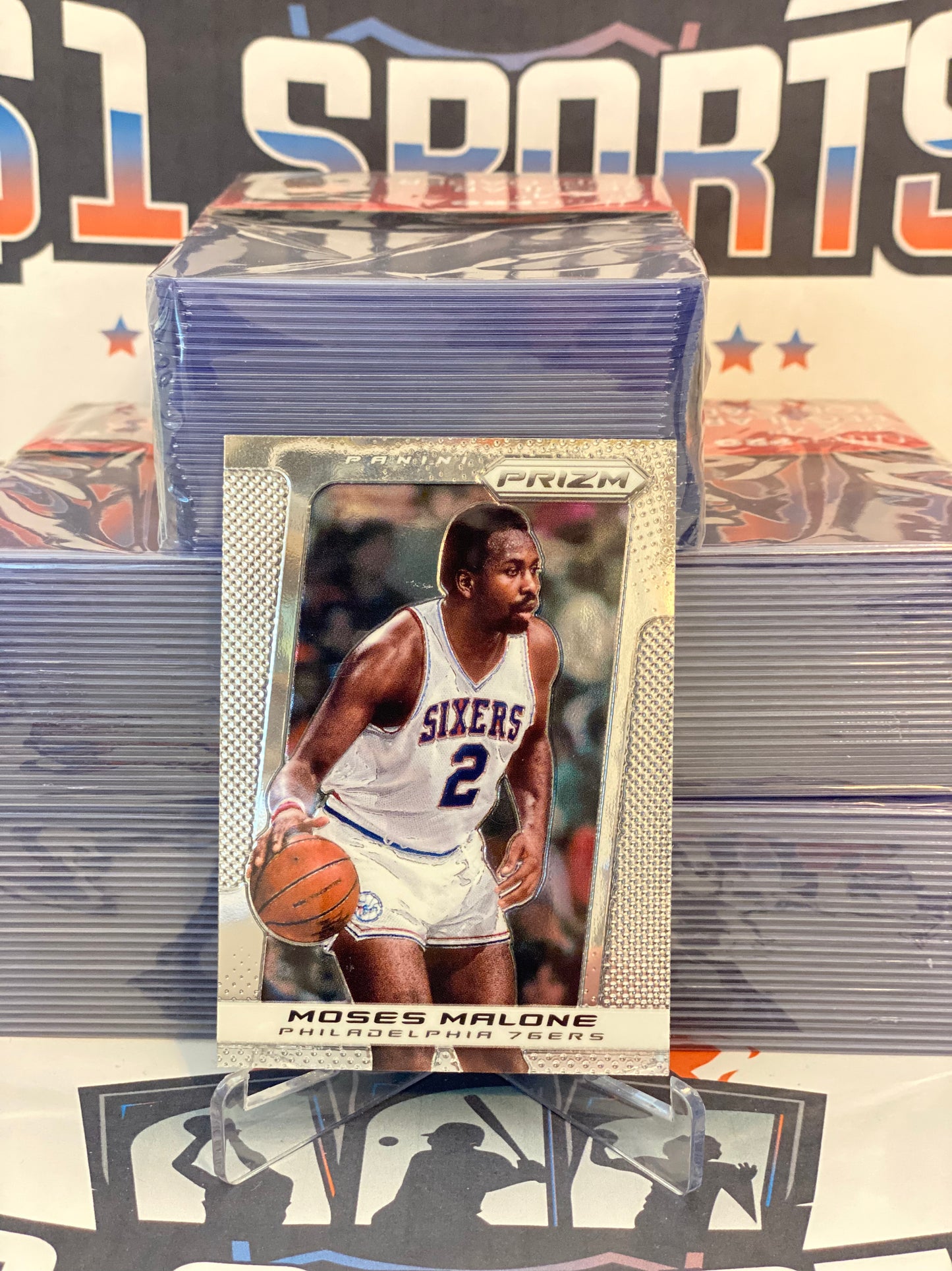 2013 Panini Prizm Moses Malone #229