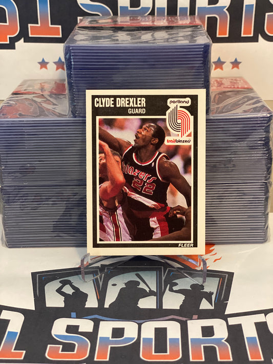 1989 Fleer Clyde Drexler #128