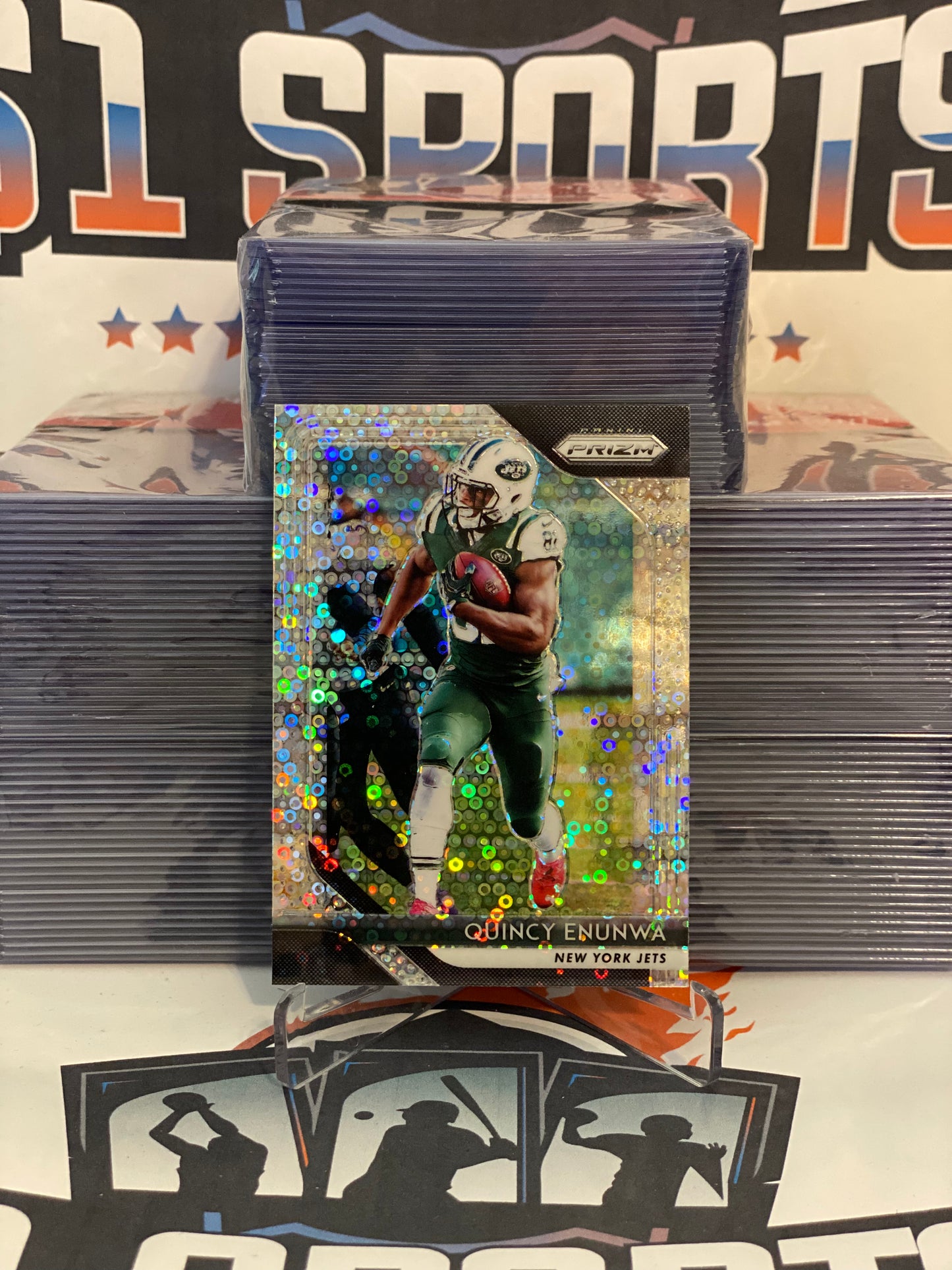 2018 Panini Prizm (Silver Disco Prizm) Quincy Enunwa #56